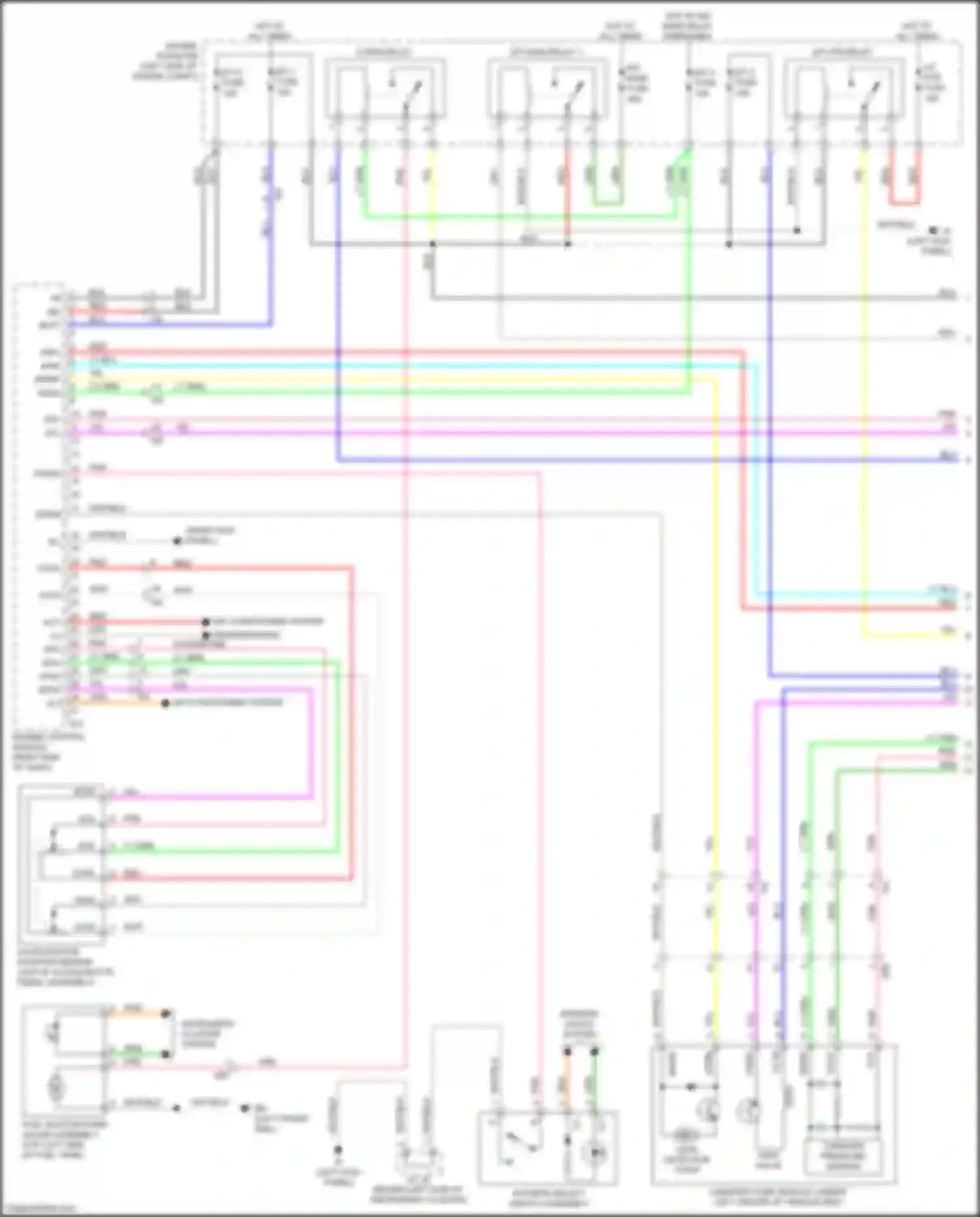 Tacoma Toyota IV (2023-2024): Wiring diagram engine performance 2.7l (1 of 7)