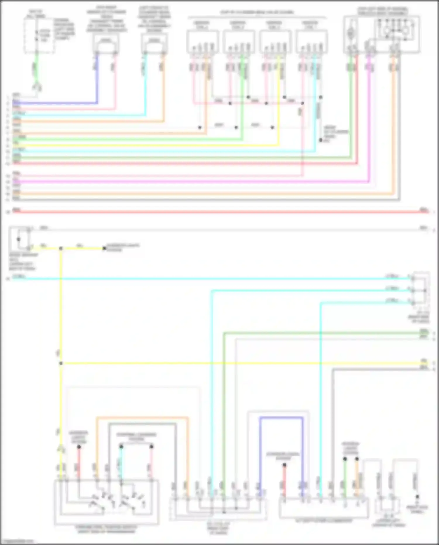 Tacoma Toyota IV (2023-2024): Wiring diagram engine performance 2.7l (6 of 7)