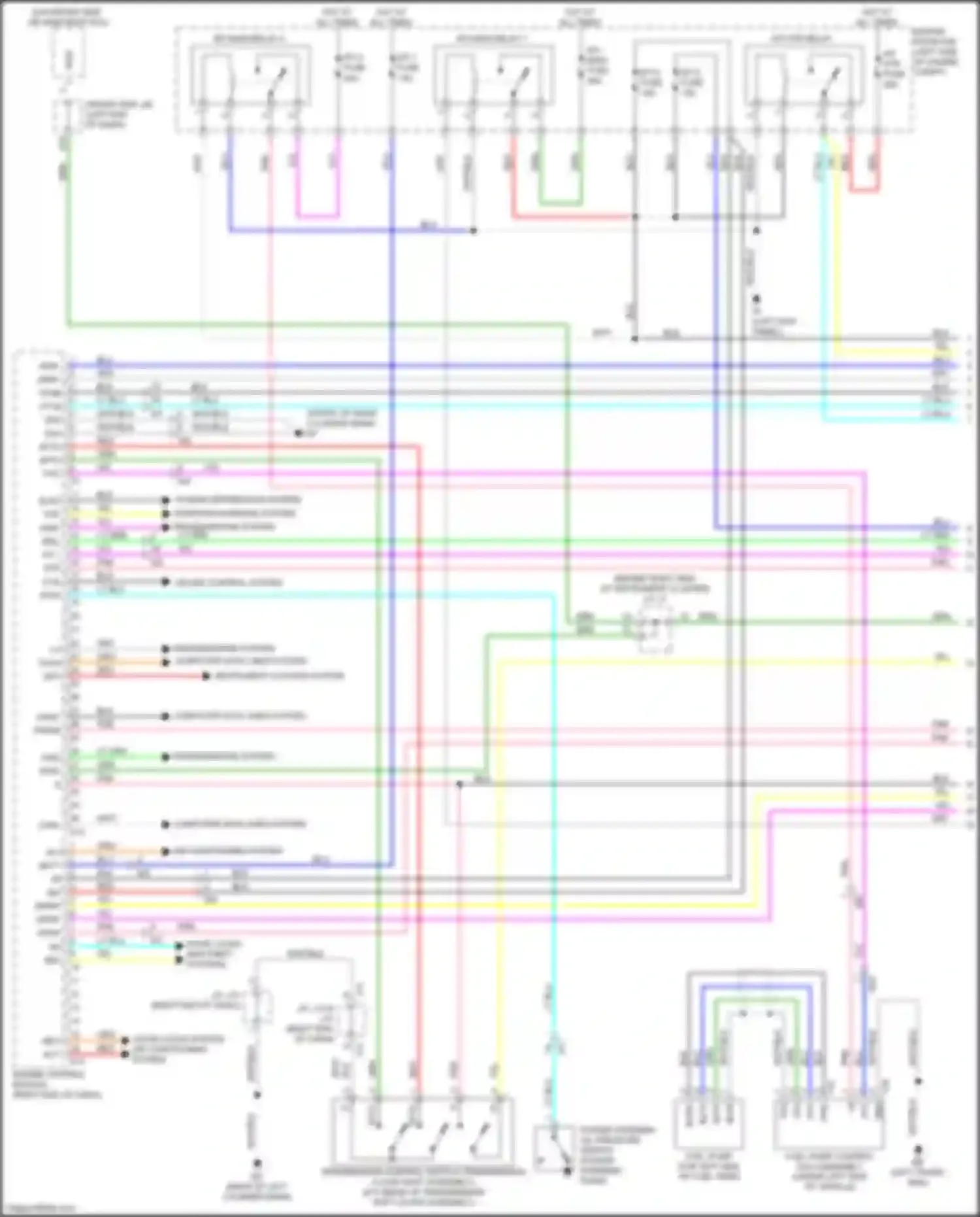 Tacoma Toyota IV (2023-2024): Wiring diagram engine performance 3.5l (1 of 8)