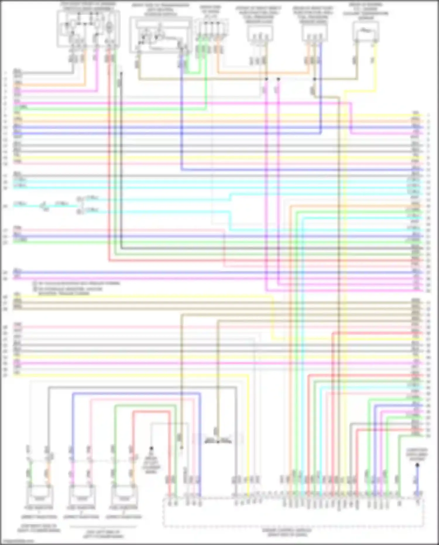 Tacoma Toyota IV (2023-2024): Wiring diagram engine performance 3.5l (3 of 8)