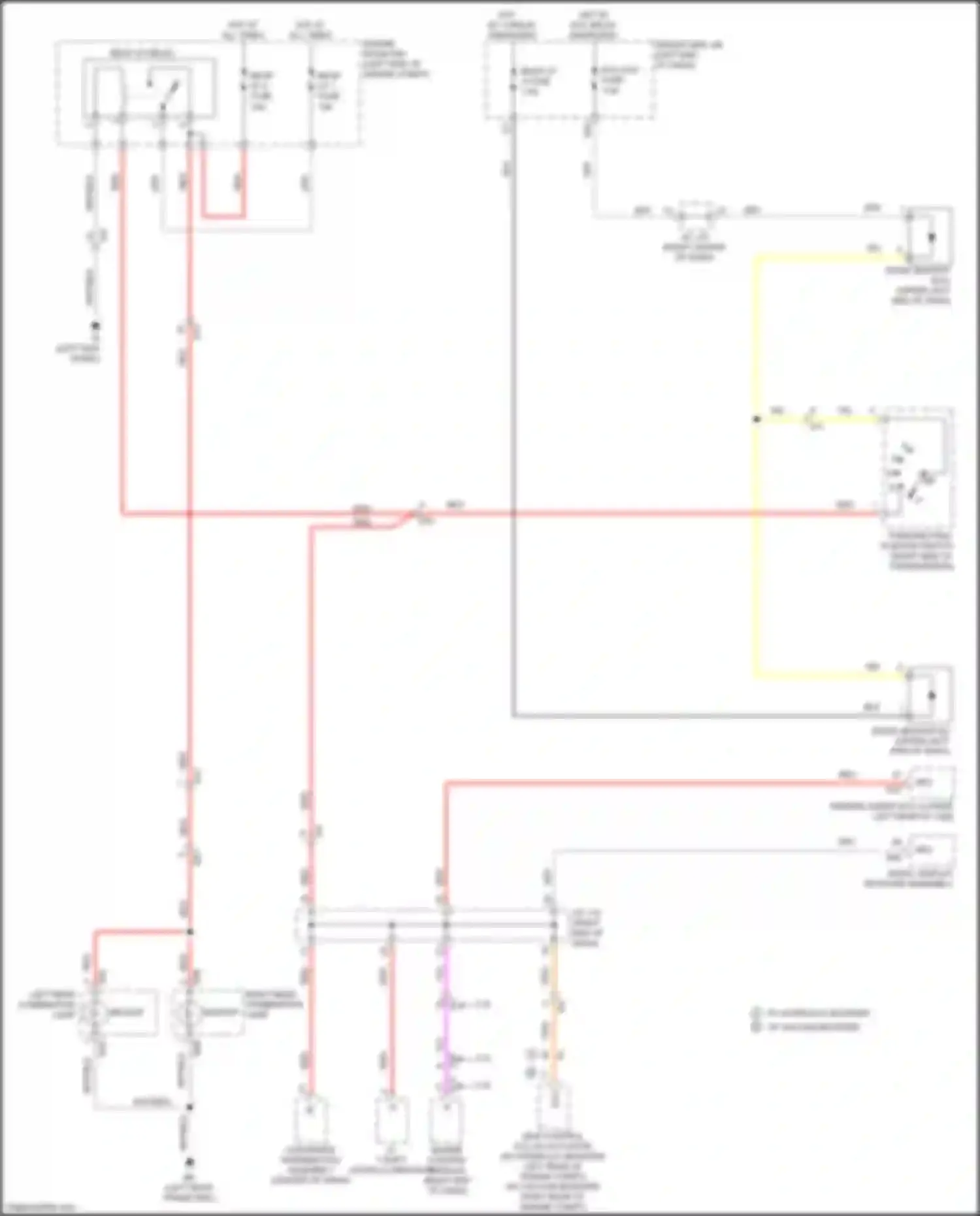 Tacoma Toyota IV (2023-2024): Backup lamps circuit