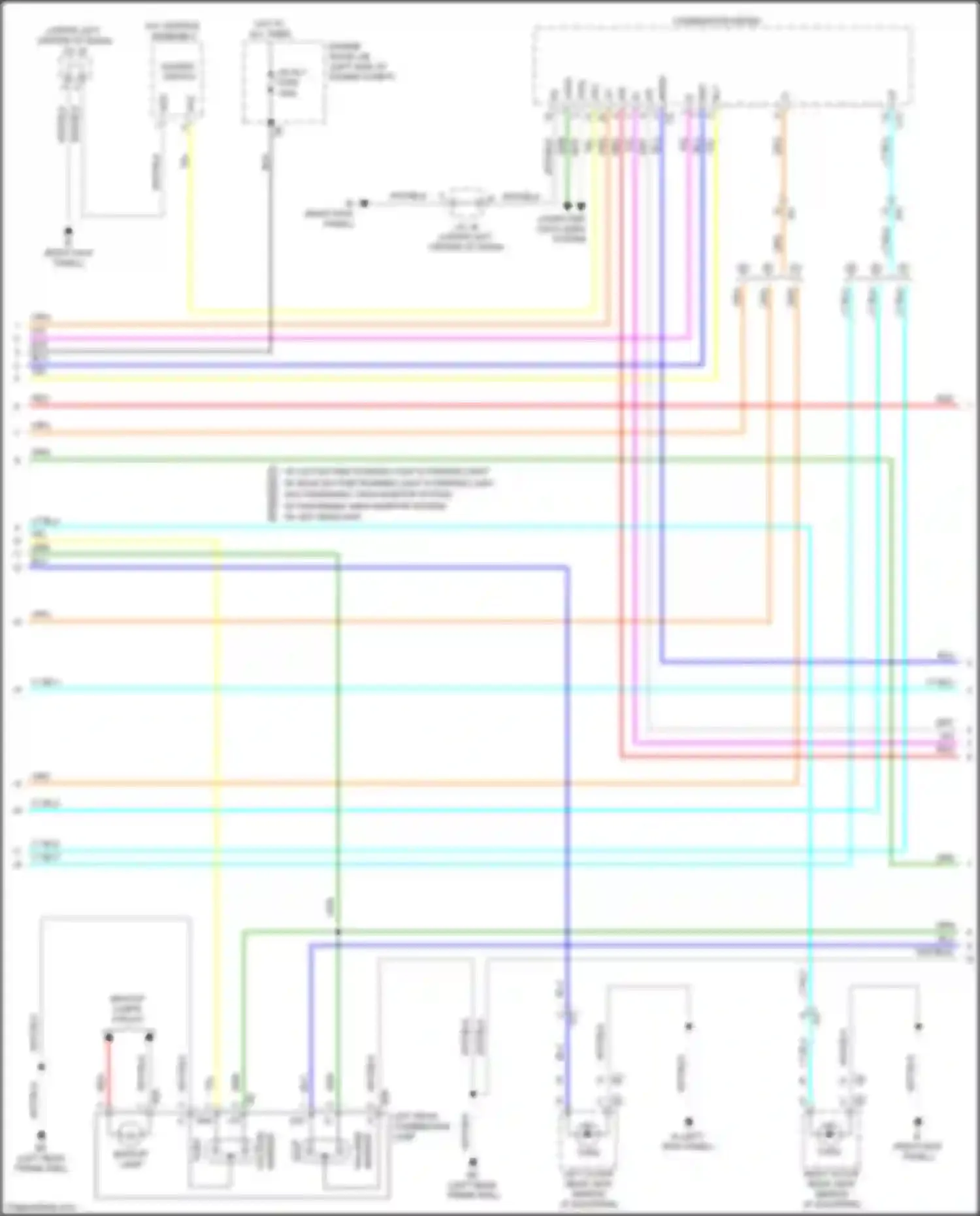 Tacoma Toyota IV (2023-2024): Exterior lamps circuit (2 of 3)