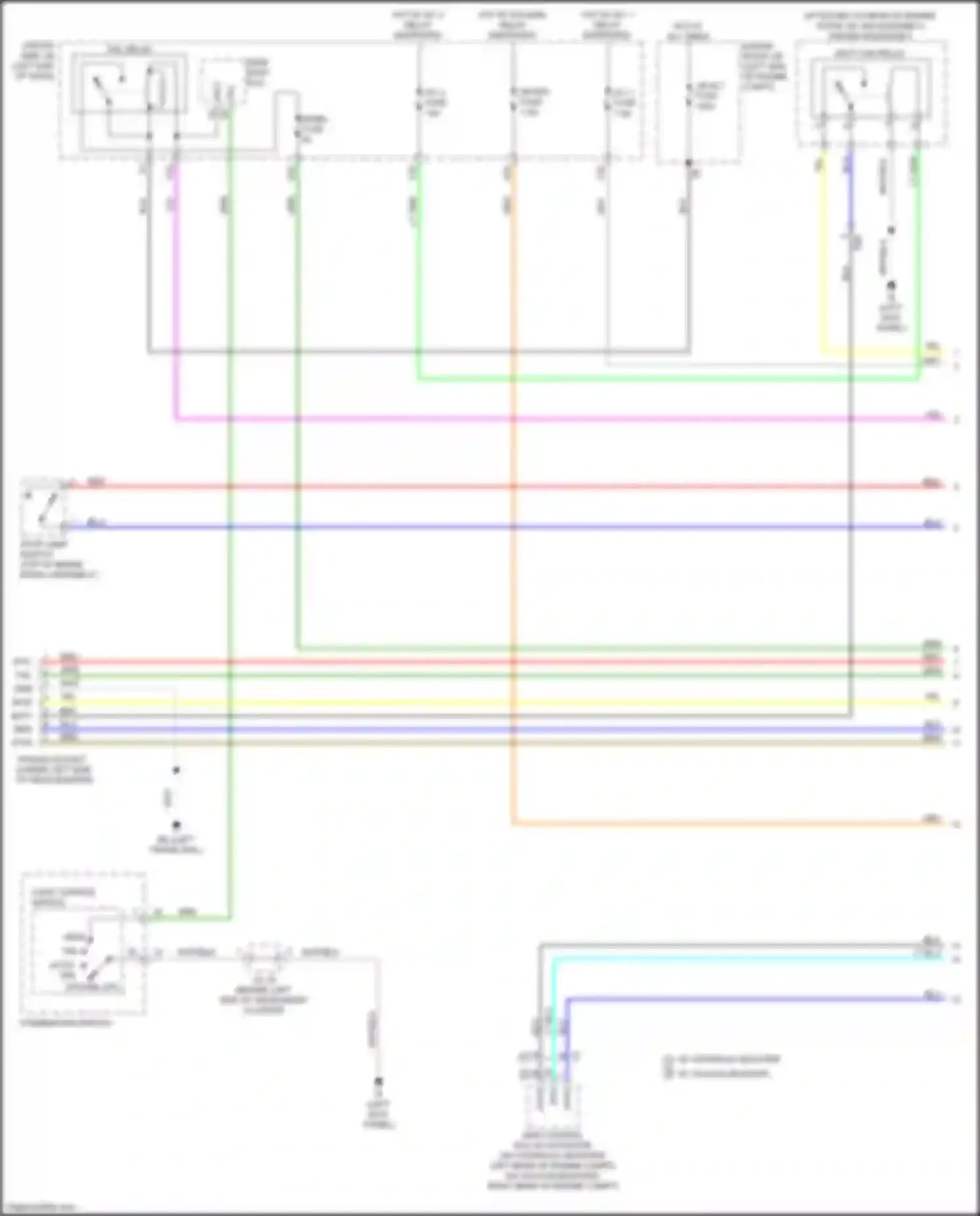 Tacoma Toyota IV (2023-2024): Trailer tow circuit (1 of 2)