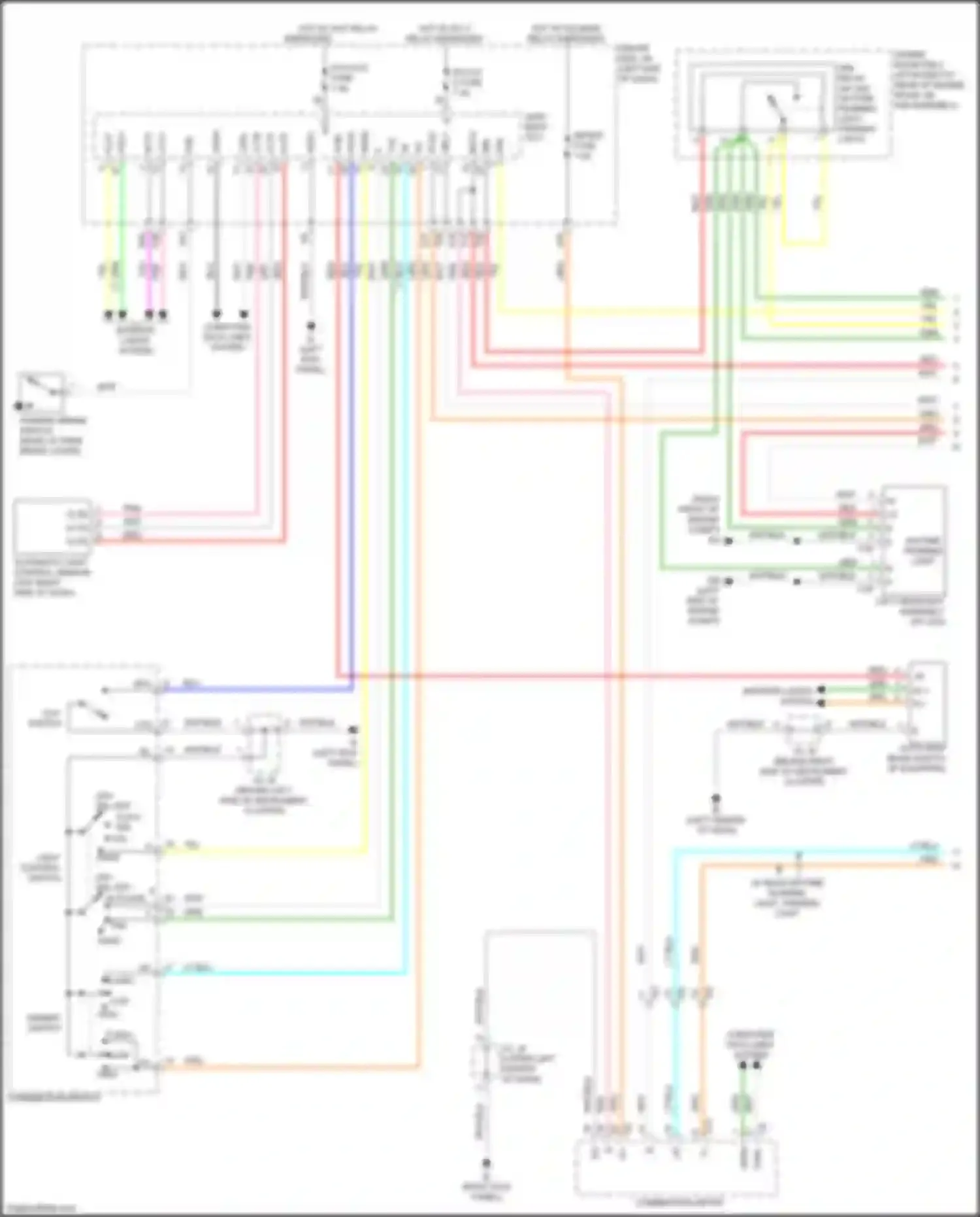 Tacoma Toyota IV (2023-2024): Headlights circuit (1 of 2)