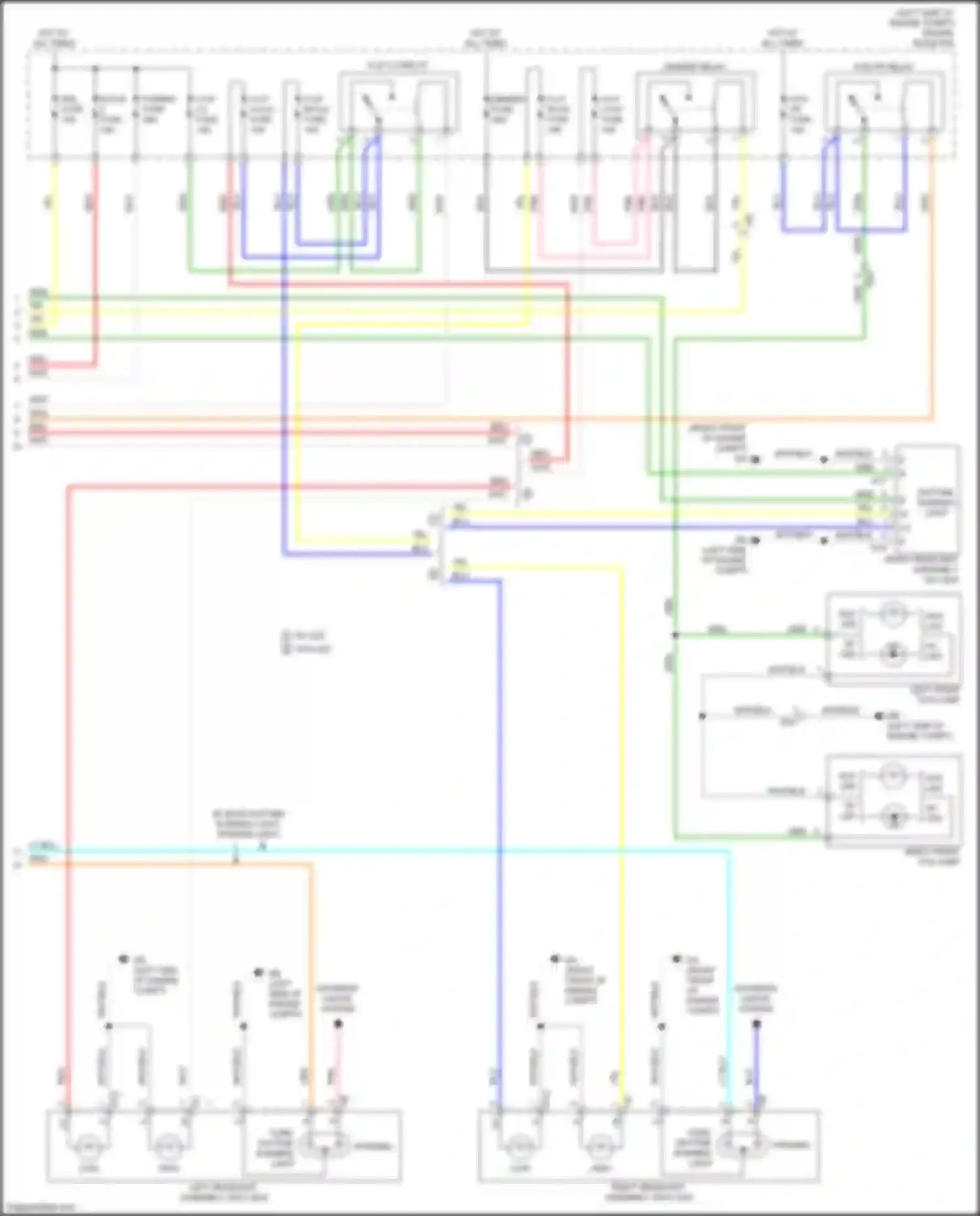 Tacoma Toyota IV (2023-2024): Headlights circuit (2 of 2)