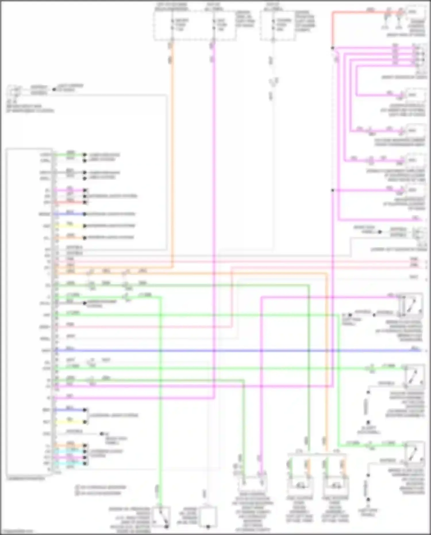 Tacoma Toyota IV (2023-2024): Instrument cluster circuit (1 of 2)