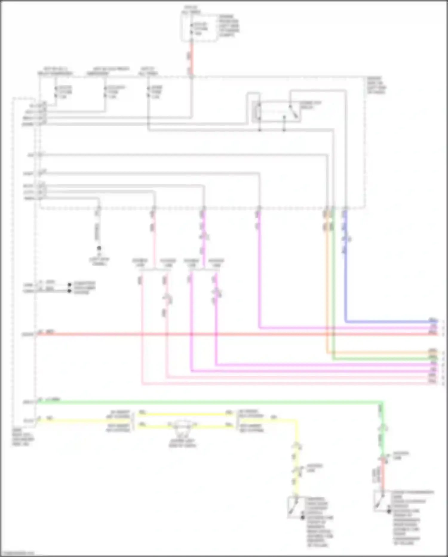 Tacoma Toyota IV (2023-2024): Courtesy lamps circuit (1 of 3)