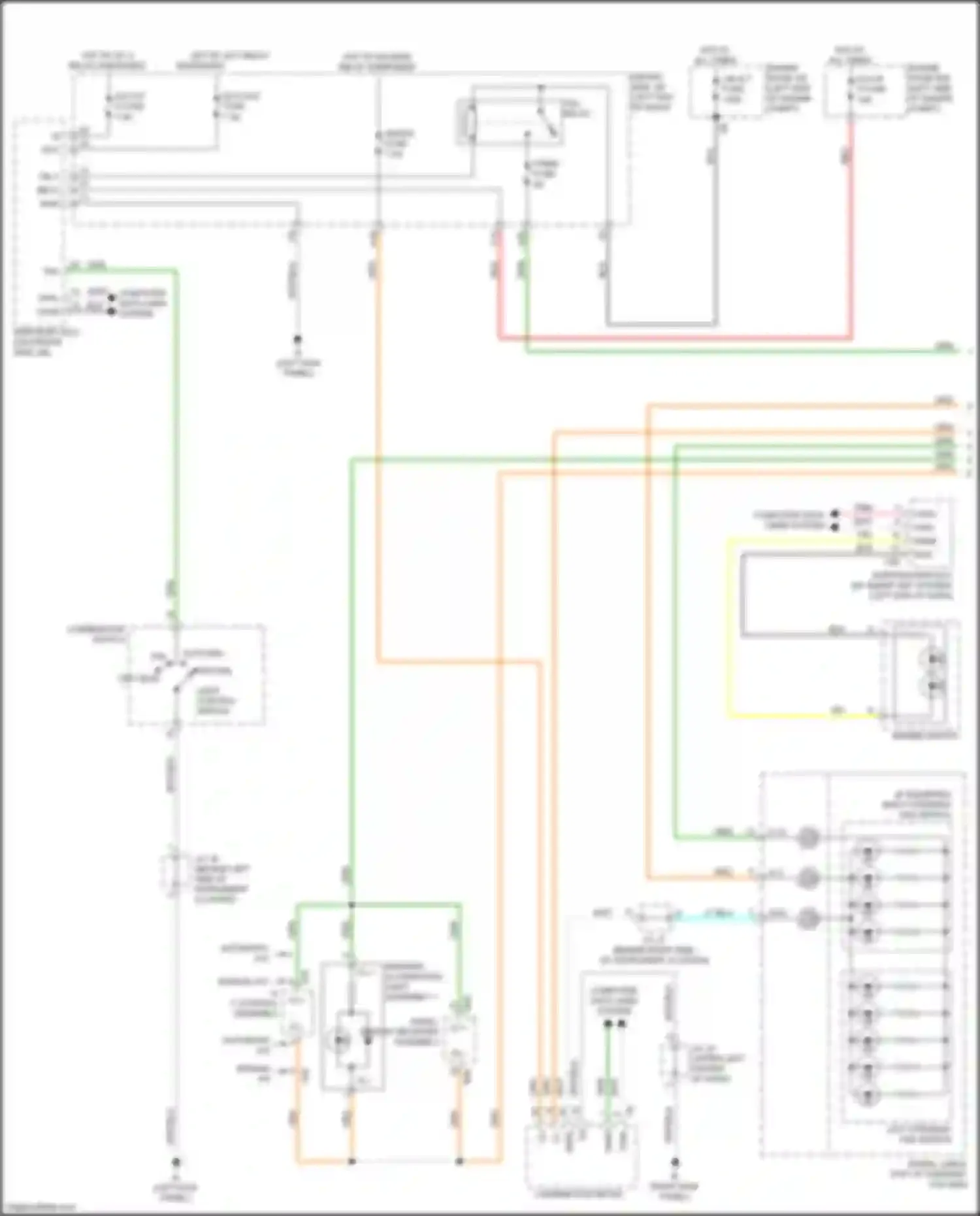 Tacoma Toyota IV (2023-2024): Instrument illumination circuit (1 of 2)