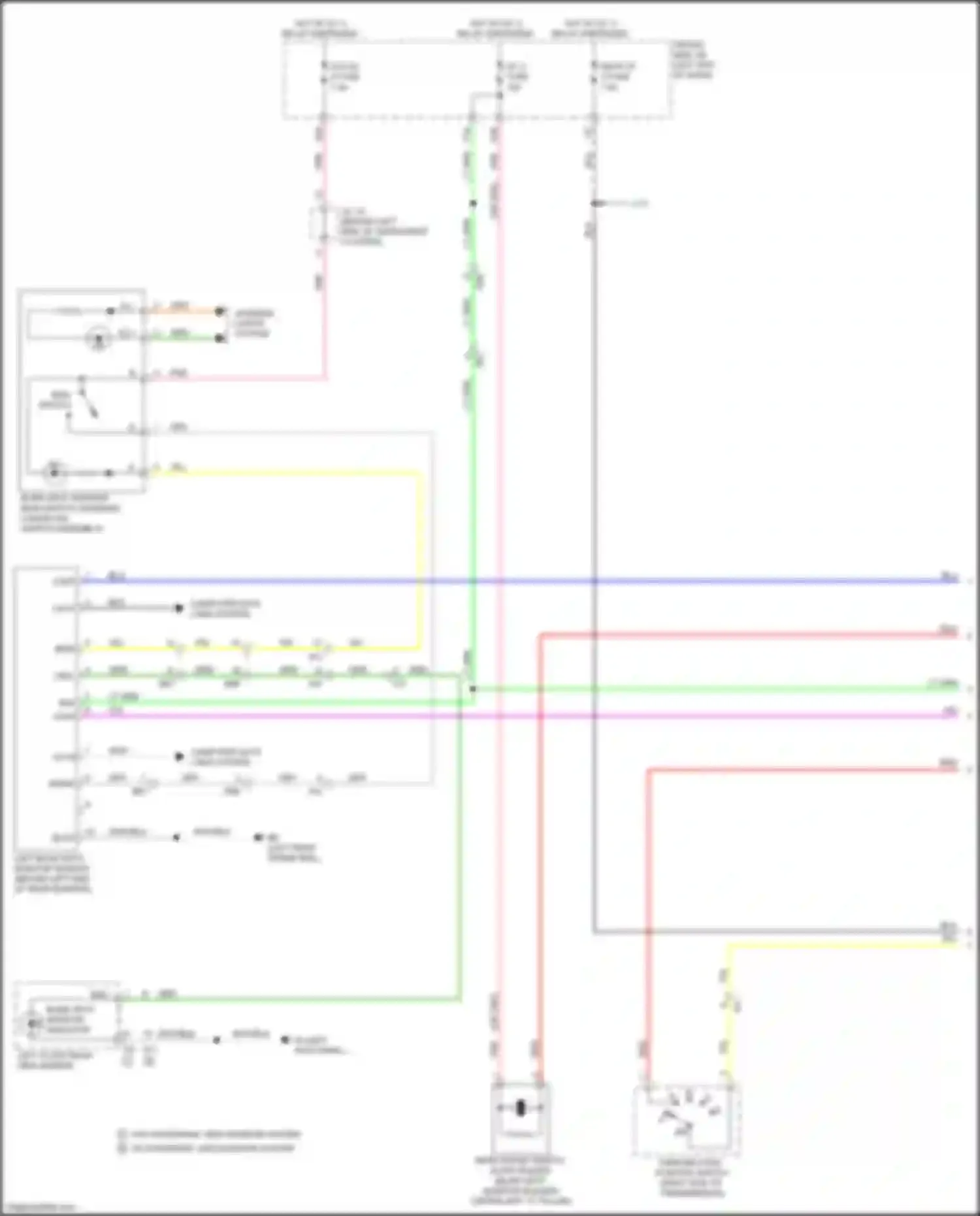 Tacoma Toyota IV (2023-2024): Blind spot monitoring circuit (1 of 2)