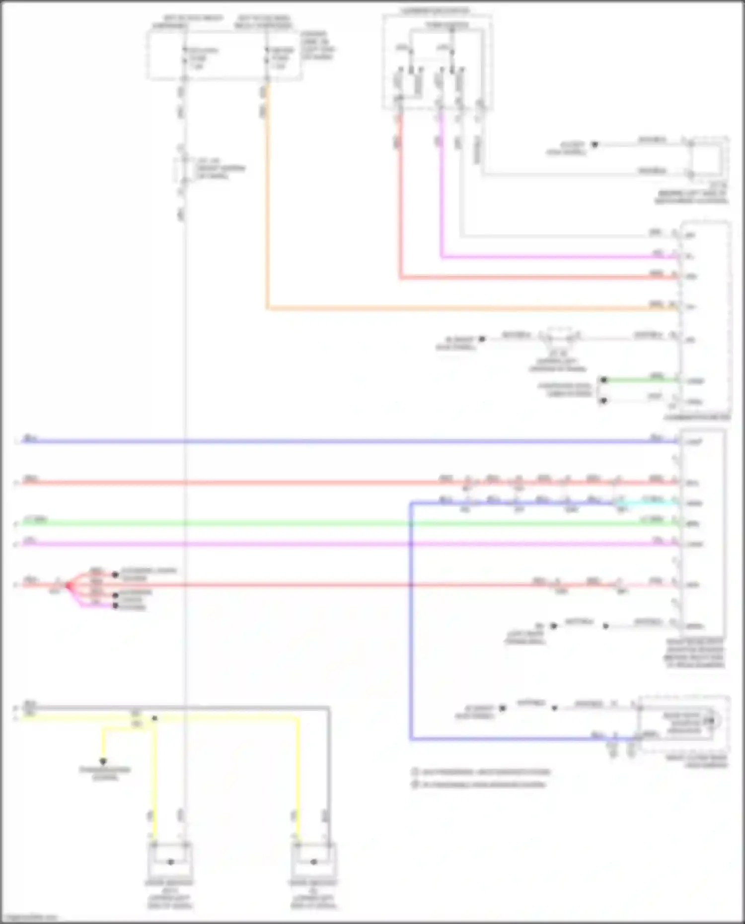 Tacoma Toyota IV (2023-2024): Blind spot monitoring circuit (2 of 2)