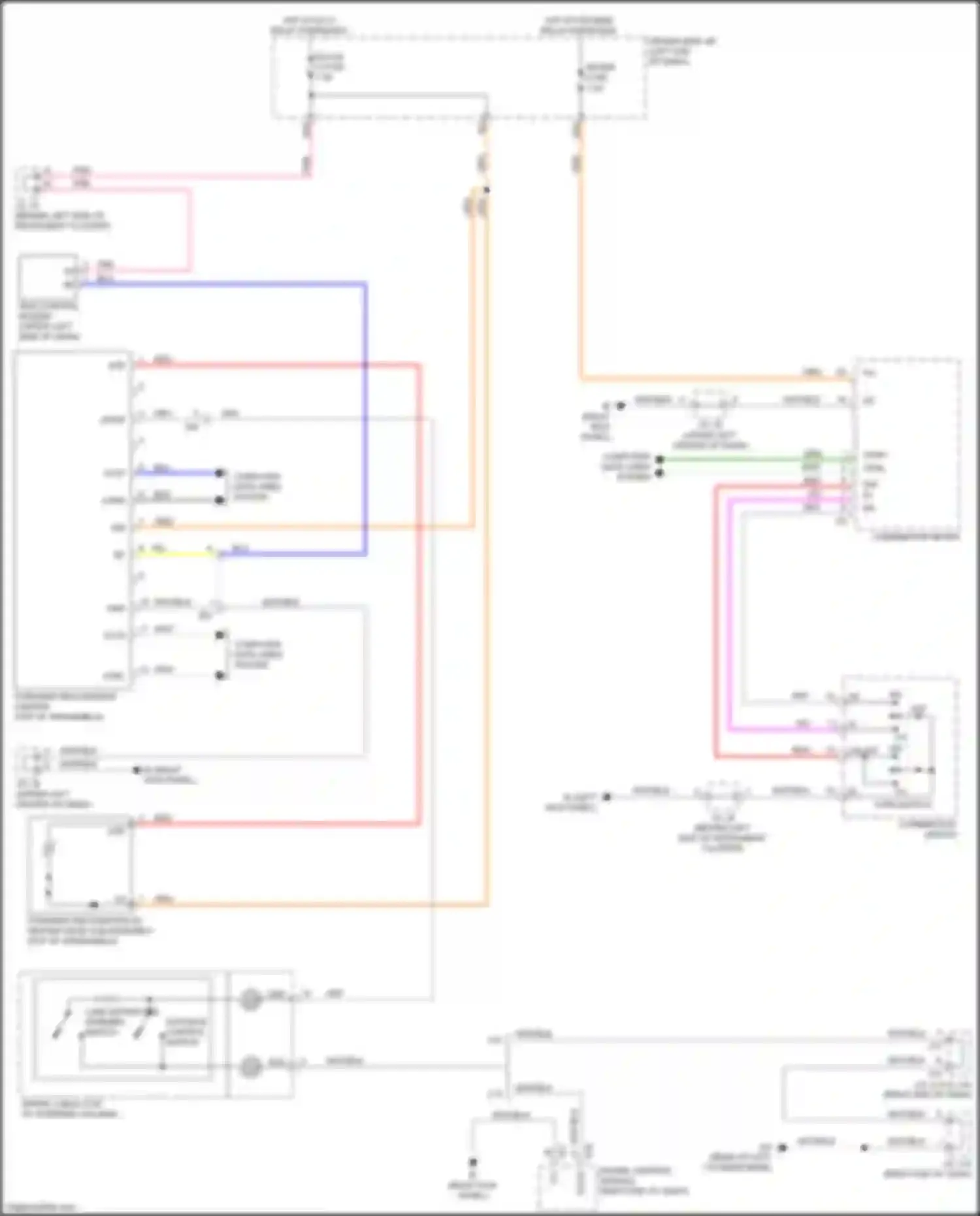 Tacoma Toyota IV (2023-2024): Lane departure warning circuit