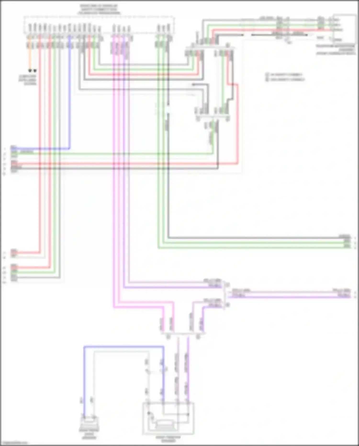 Tacoma Toyota IV (2023-2024): Navigation circuit, w/ built-in amplifier (2 of 4)