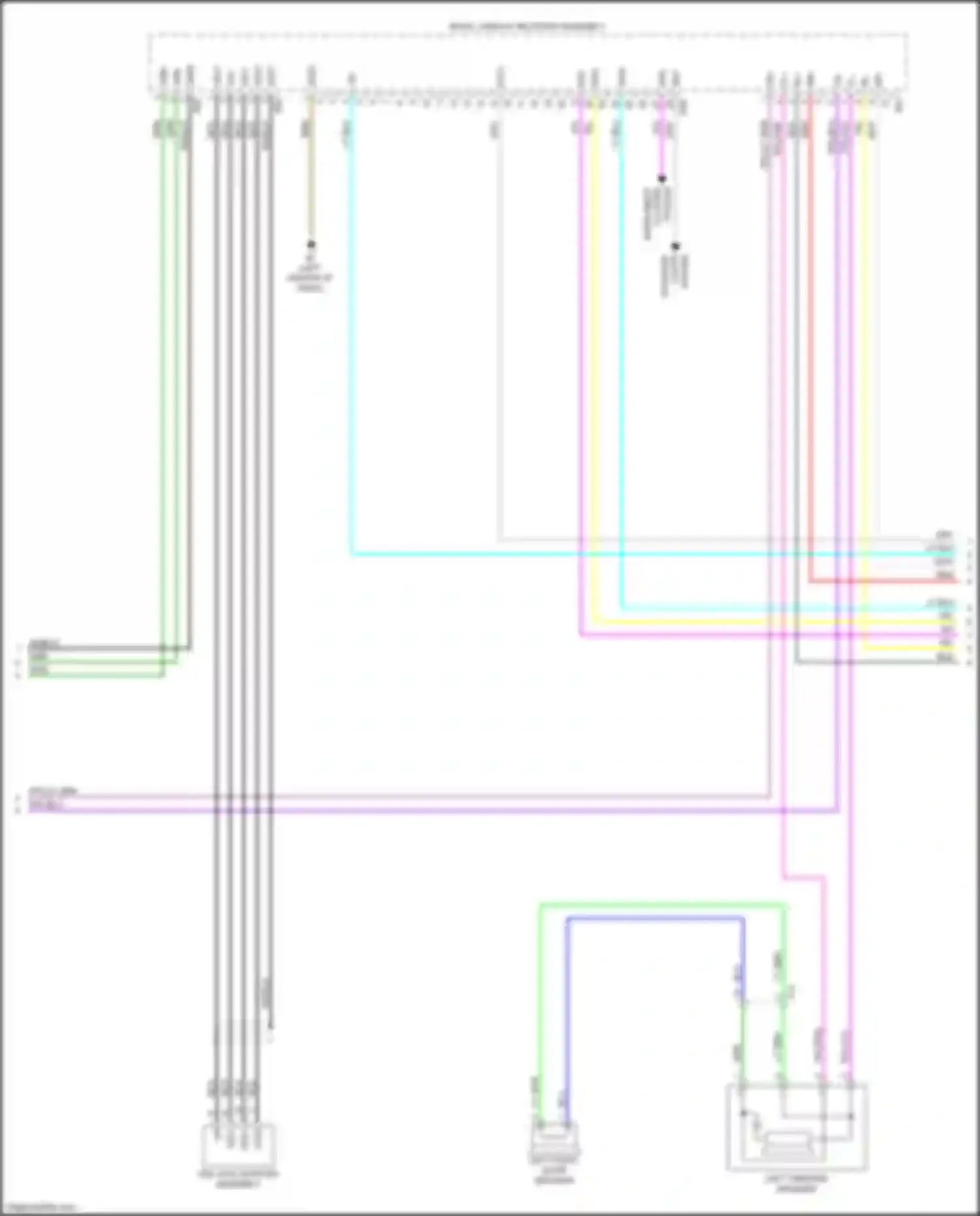 Tacoma Toyota IV (2023-2024): Navigation circuit, w/ built-in amplifier (3 of 4)