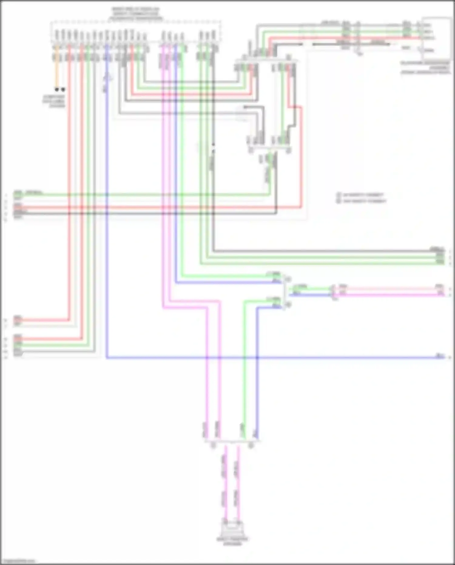 Tacoma Toyota IV (2023-2024): Navigation circuit, w/ separate amplifier (2 of 4)