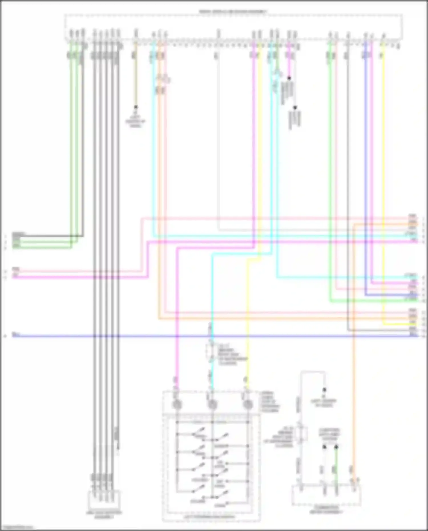 Tacoma Toyota IV (2023-2024): Navigation circuit, w/ separate amplifier (3 of 4)