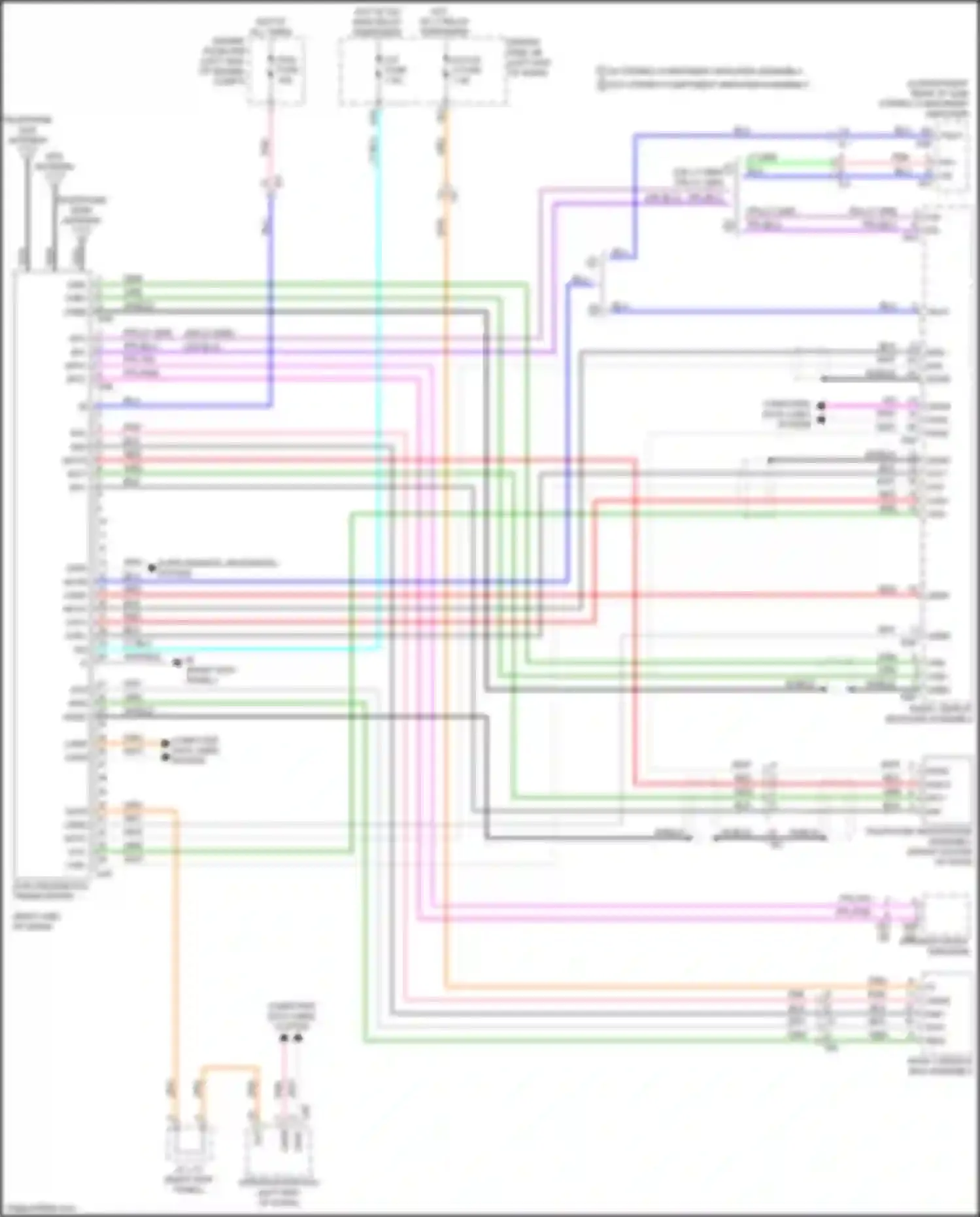 Tacoma Toyota IV (2023-2024): Telematics circuit