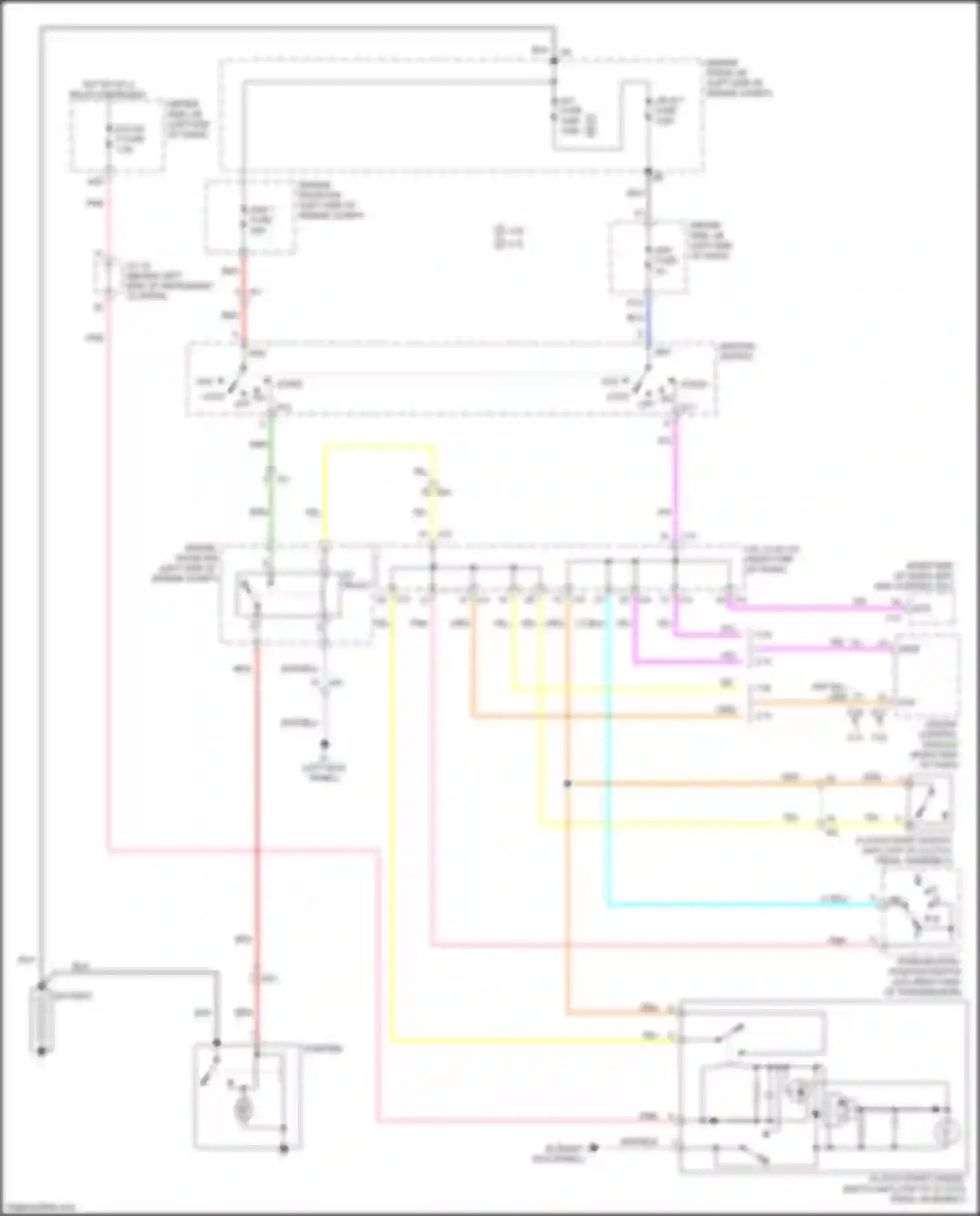 Tacoma Toyota IV (2023-2024): Starting circuit, w/o smart key system