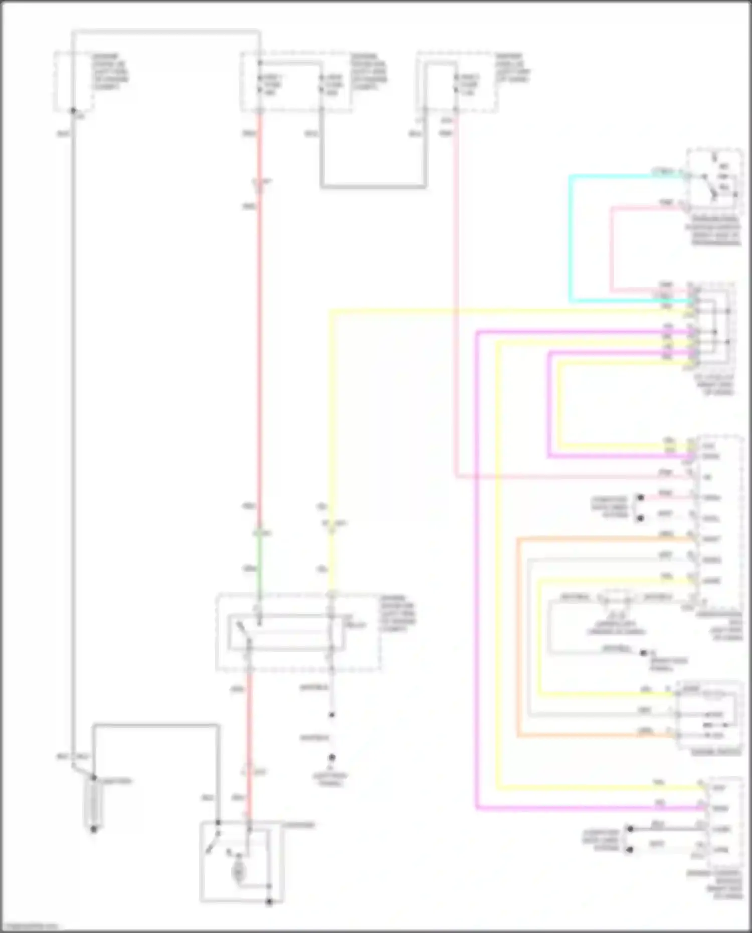 Tacoma Toyota IV (2023-2024): Starting circuit, w/ smart key system