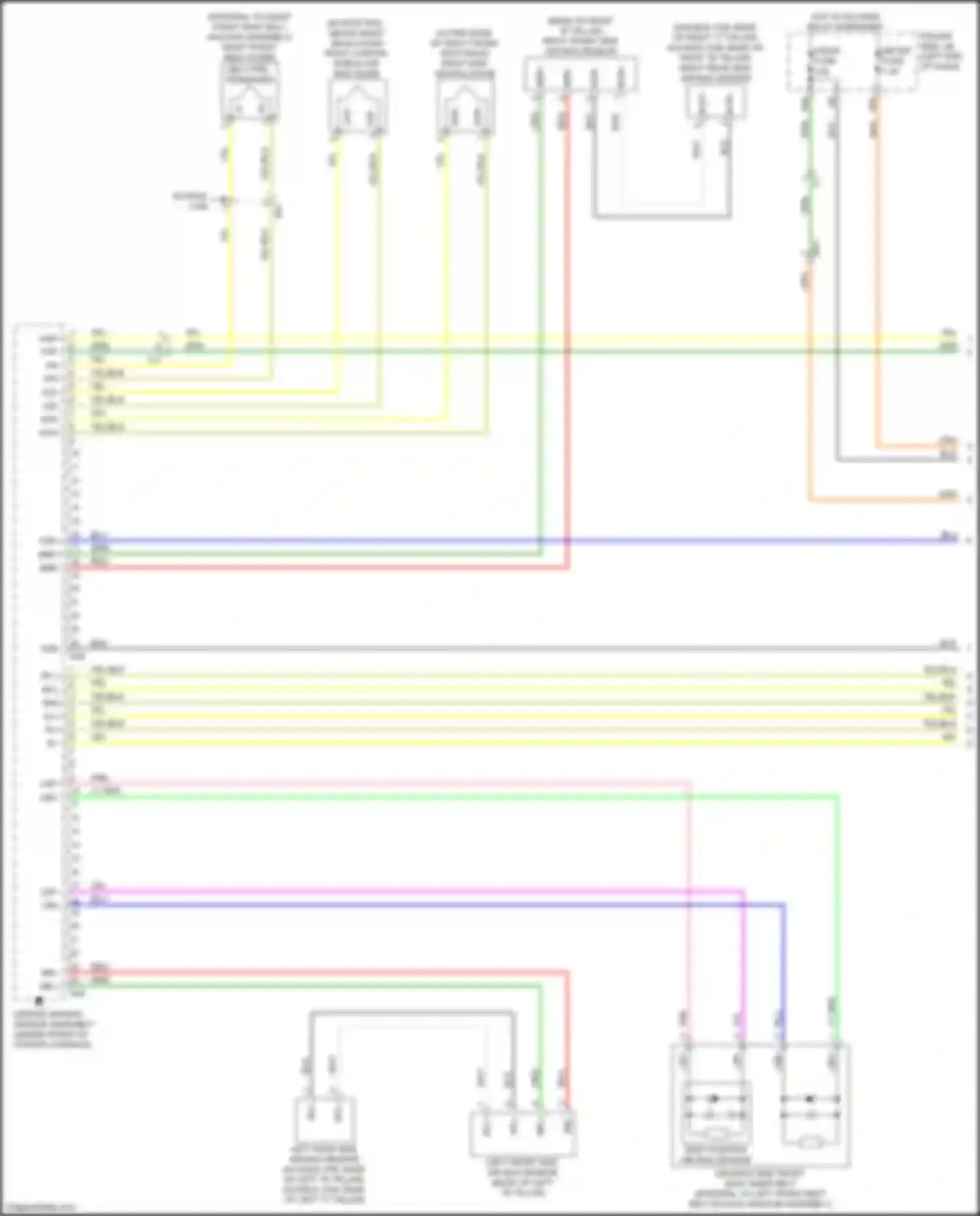 Tacoma Toyota IV (2023-2024): Supplemental restraints circuit, denso made (1 of 3)