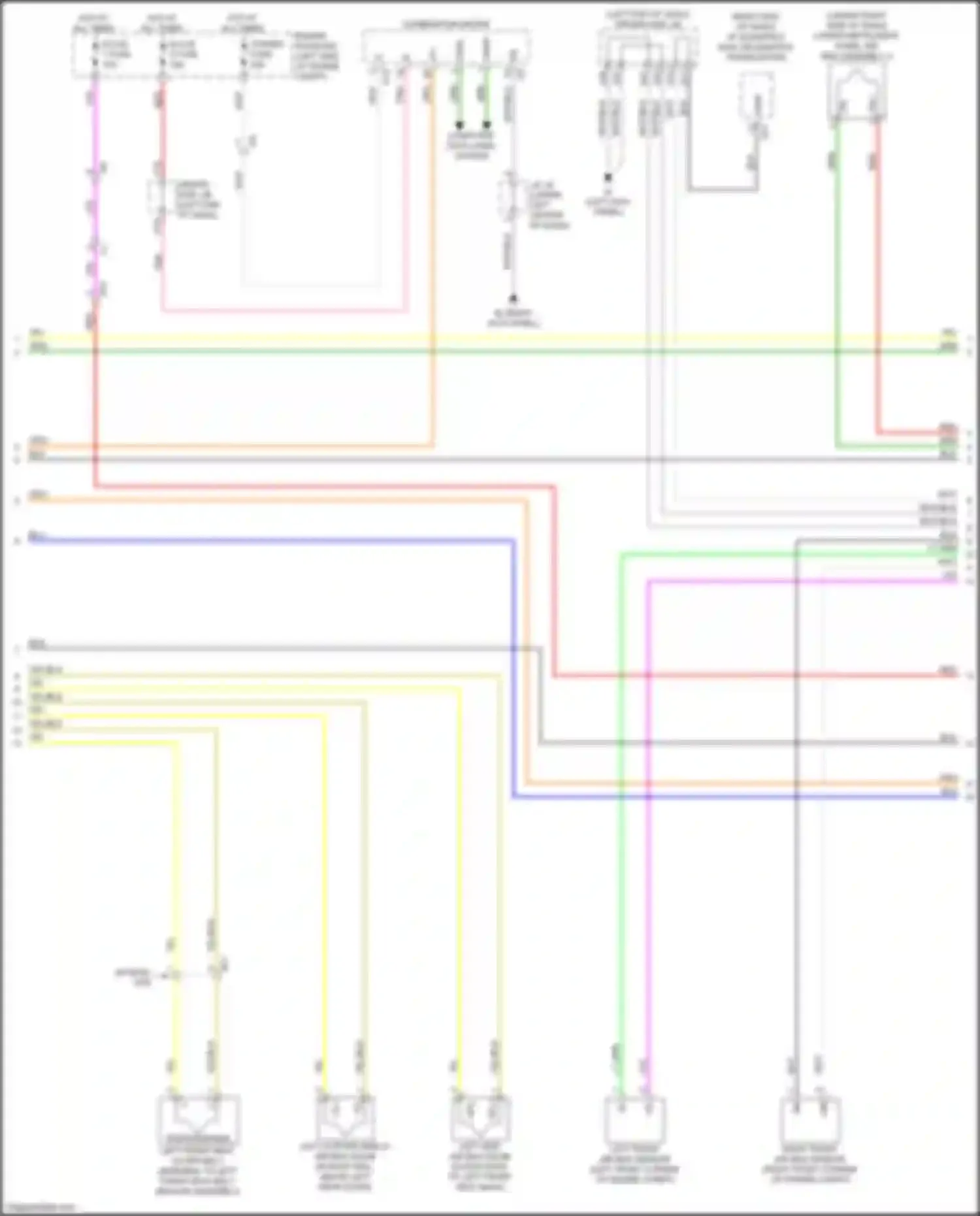 Tacoma Toyota IV (2023-2024): Supplemental restraints circuit, denso made (2 of 3)