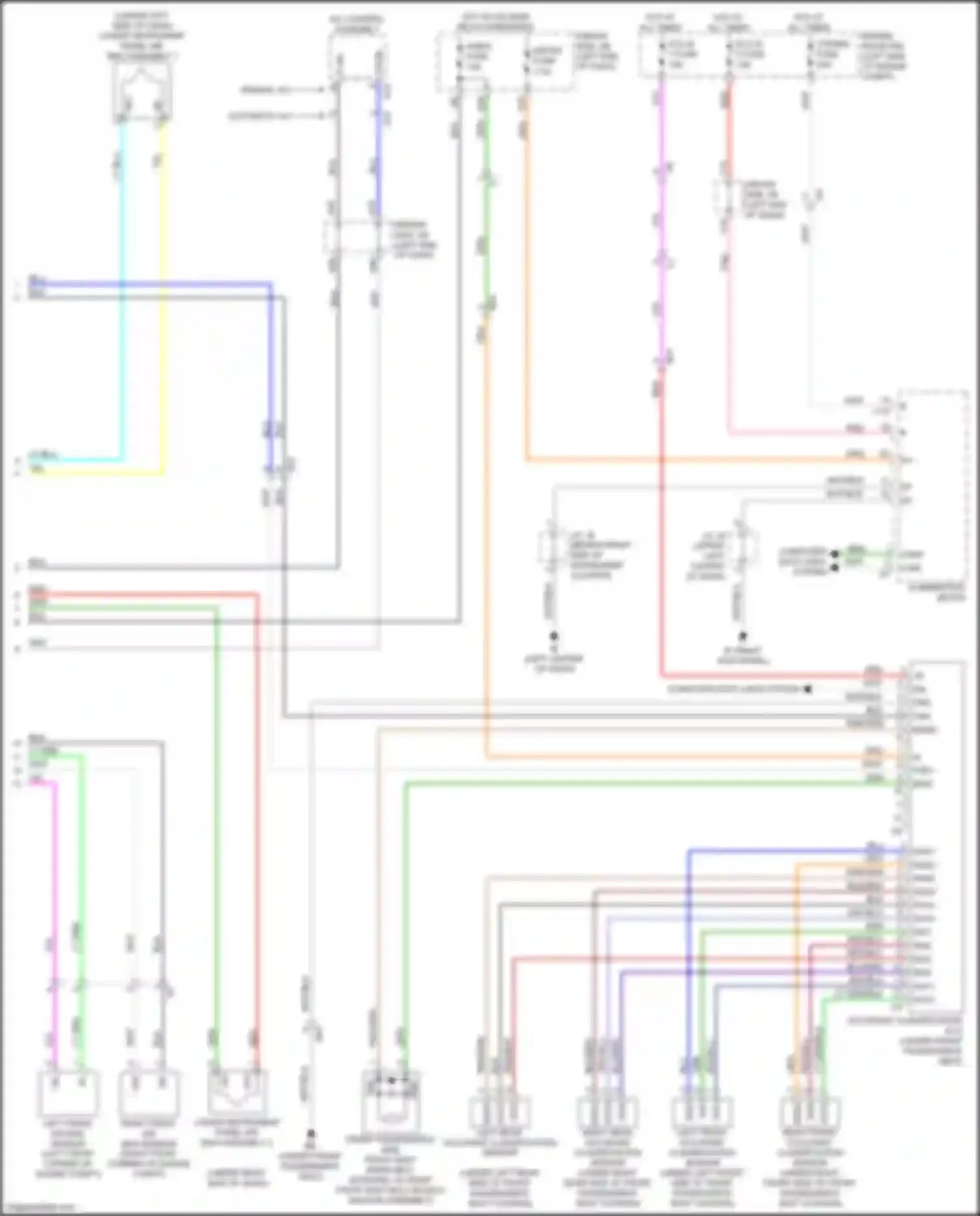 Tacoma Toyota IV (2023-2024): Supplemental restraints circuit, zf made (2 of 2)