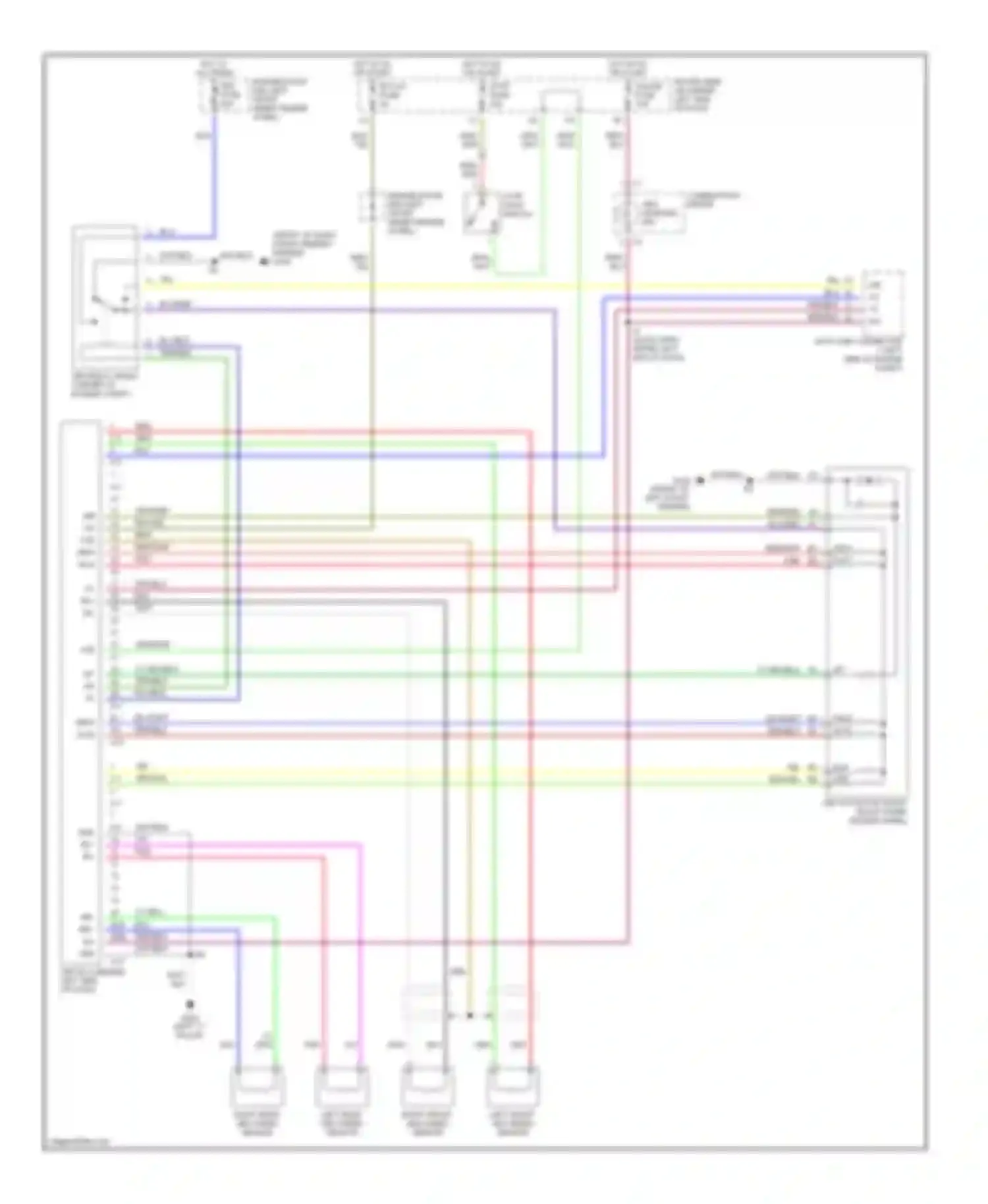 Tercel Toyota L50 facelift (1997-1999): Anti-lock brake circuits