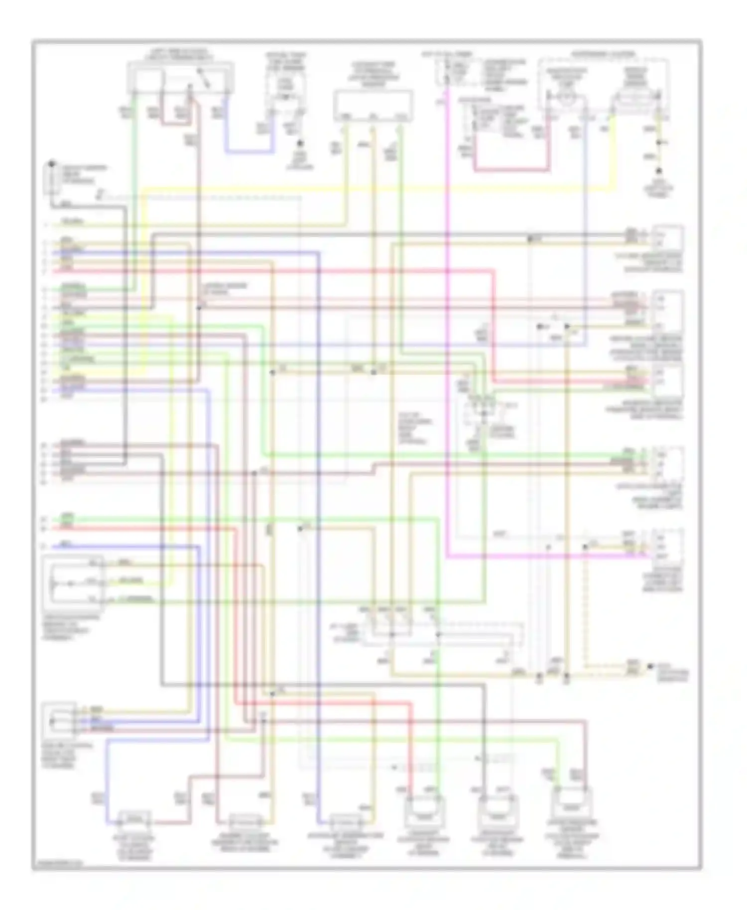 Tercel Toyota L50 facelift (1997-1999): Wiring diagram engine performance 1.5ls (2 of 2)