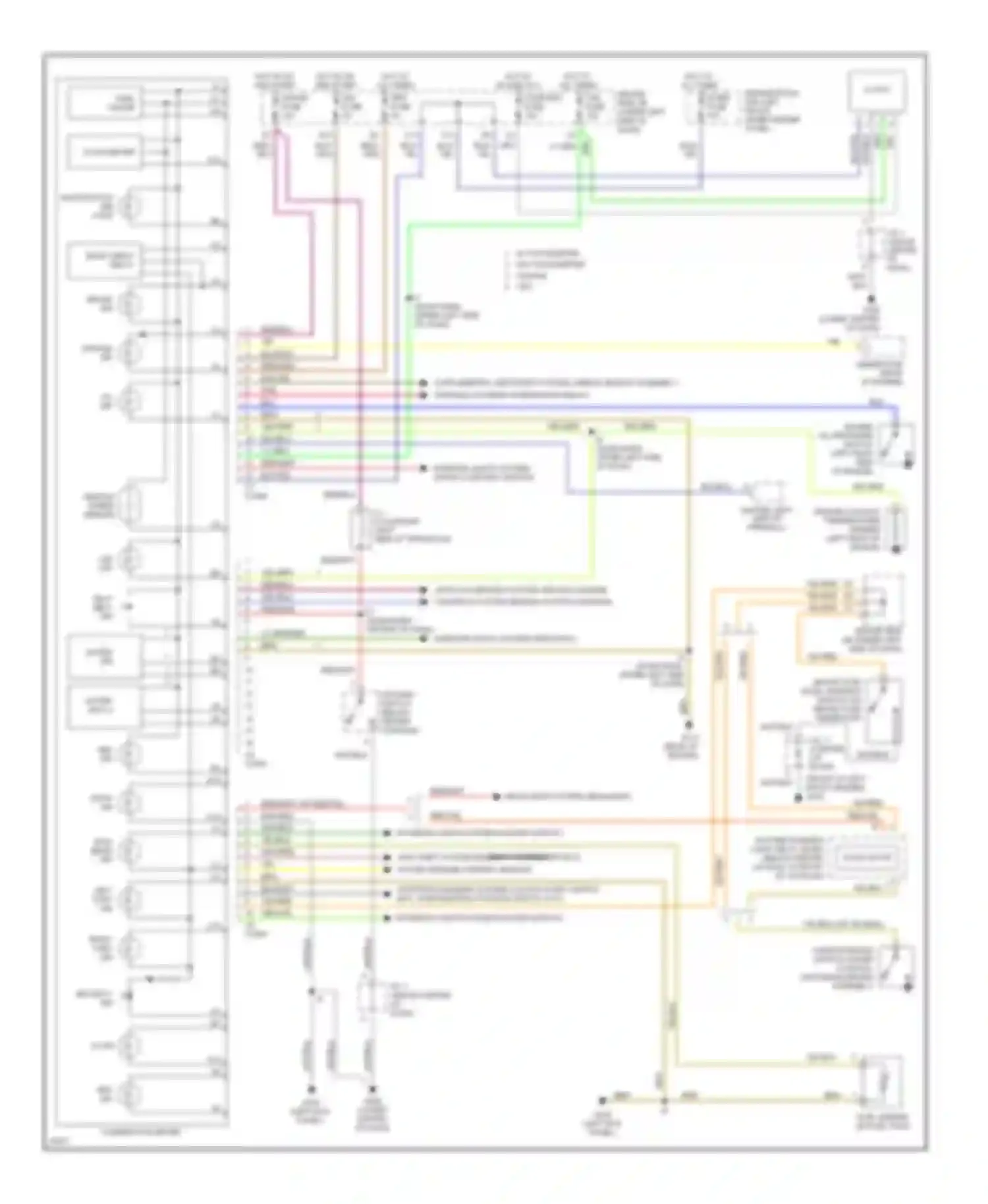 Wiring diagram security ind for Toyota Tercel L50 facelift (1997-1999) (1 of 1)