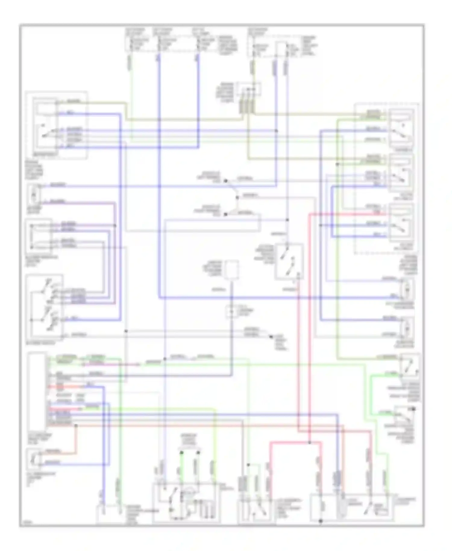 Tercel Toyota L50 (1994-1997): A/c circuit, with power steering