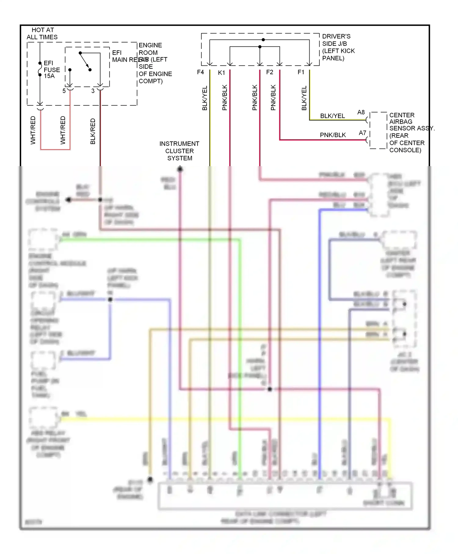 Computer data lines — Computer data lines. Toyota Tercel L50 (1994-1997)