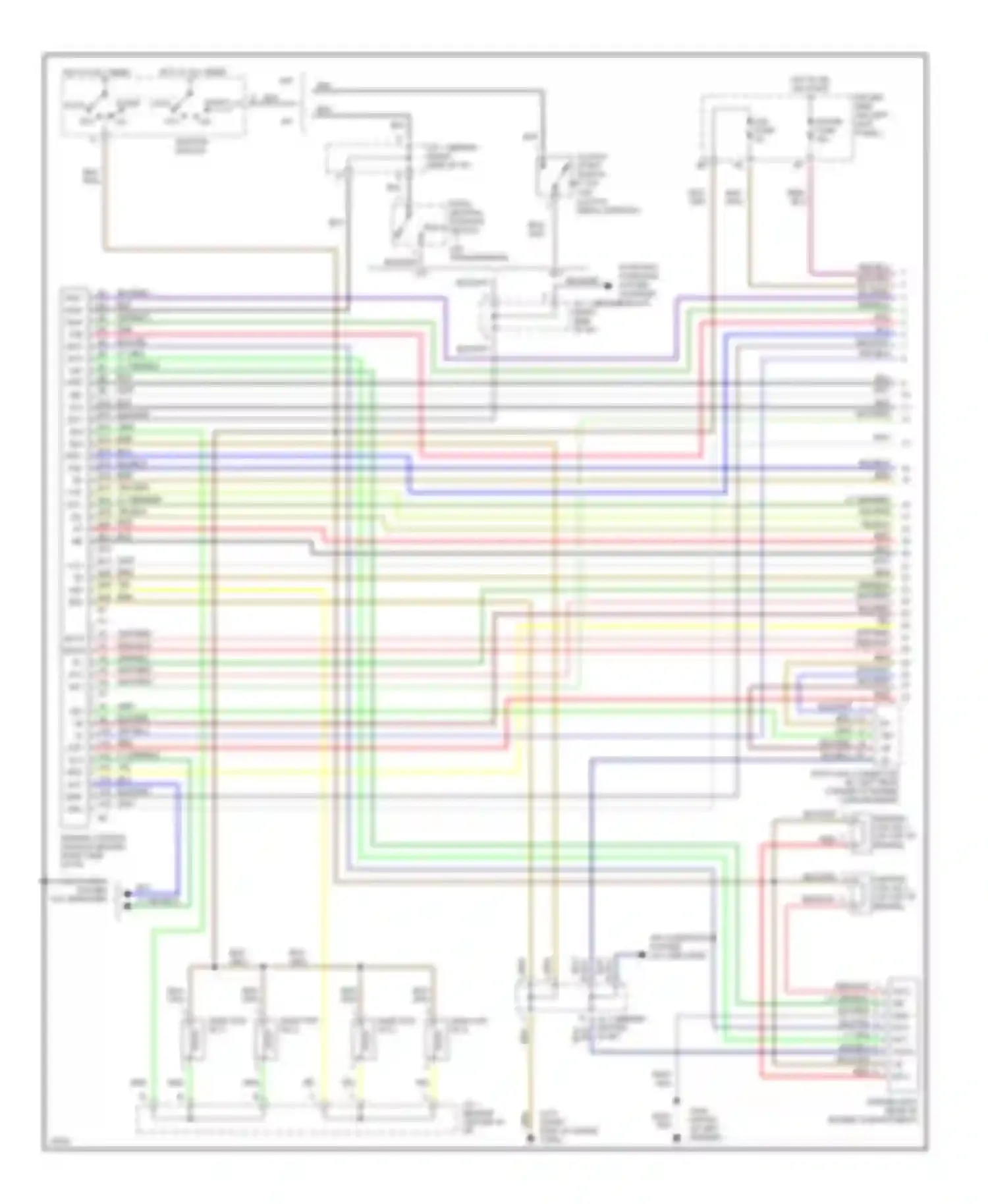 Tercel Toyota L50 (1994-1997): Wiring diagram engine performance 1.5ls (1 of 3)