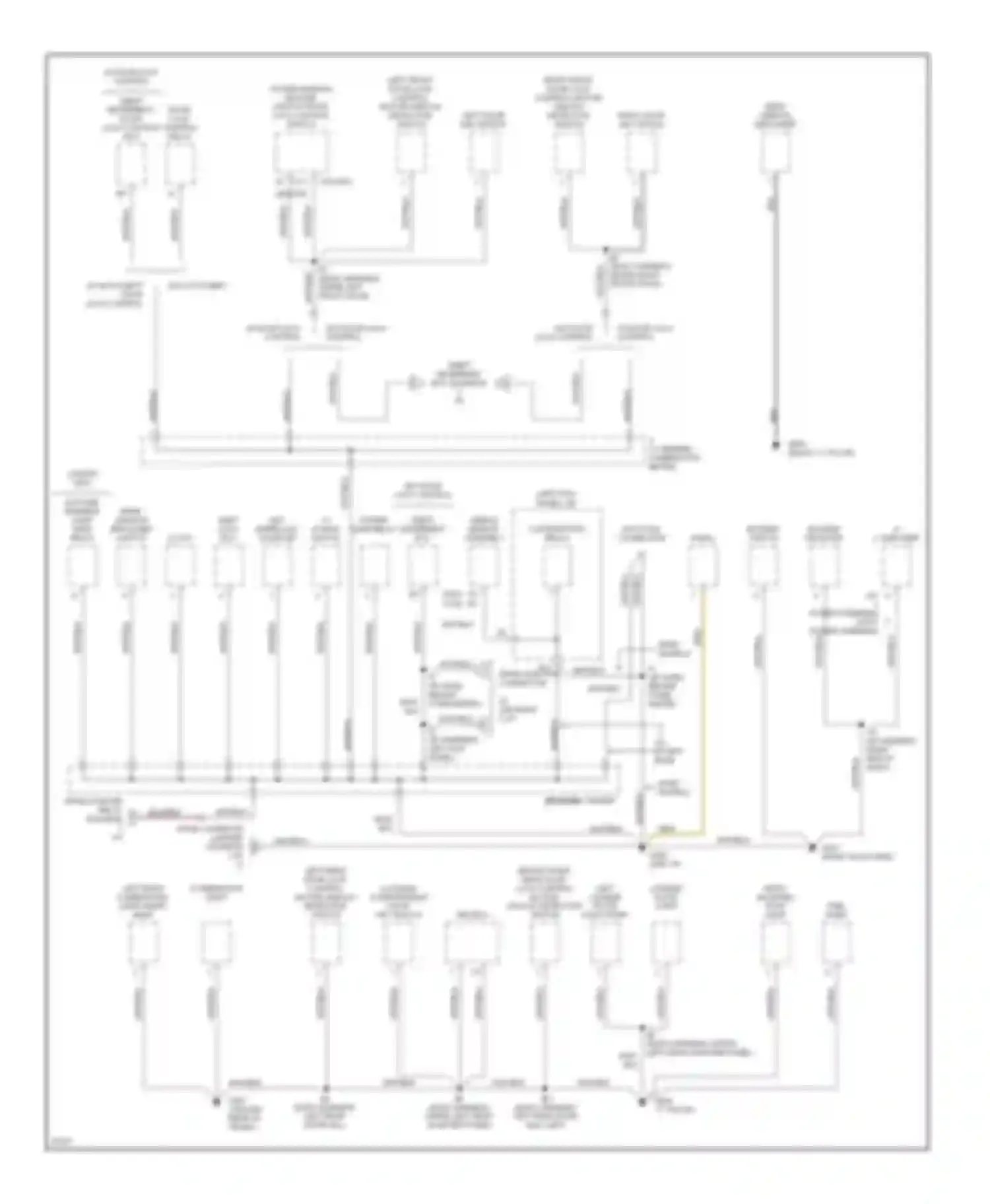 Tercel Toyota L50 (1994-1997): Ground distribution circuit (2 of 2)