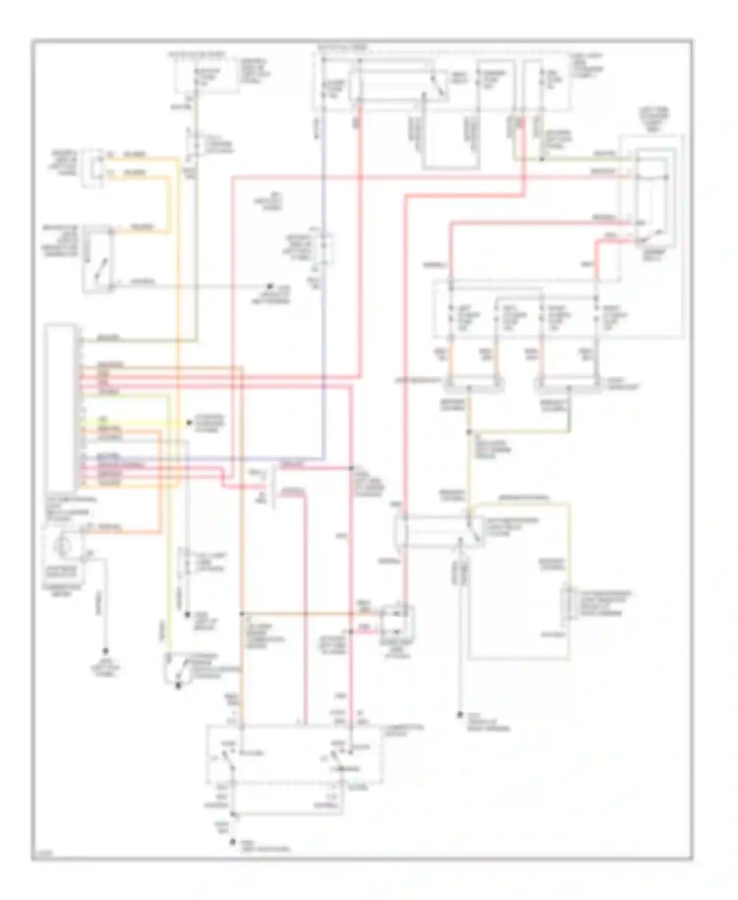 Tercel Toyota L50 (1994-1997): Headlight circuit, with drl