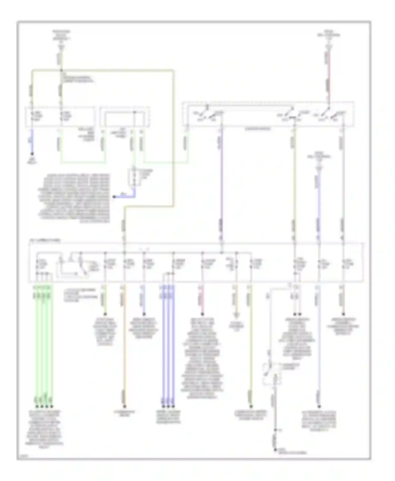 Tercel Toyota L50 (1994-1997): Power distribution circuit (2 of 2)