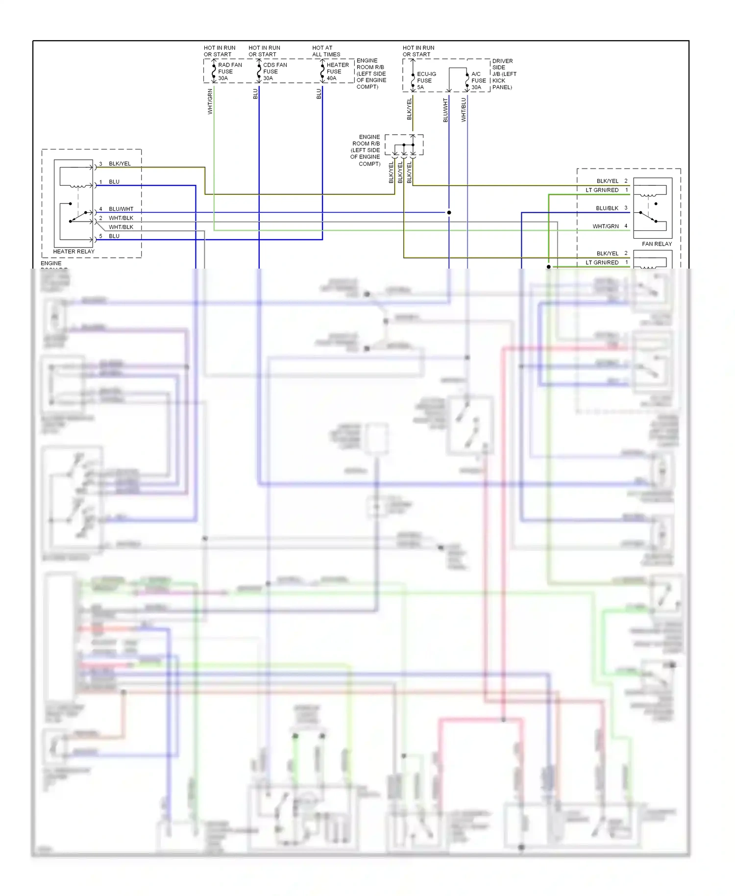 Toyota Tercel L50 (1994-1997) lock sensor wiring diagram  (1 of 1)