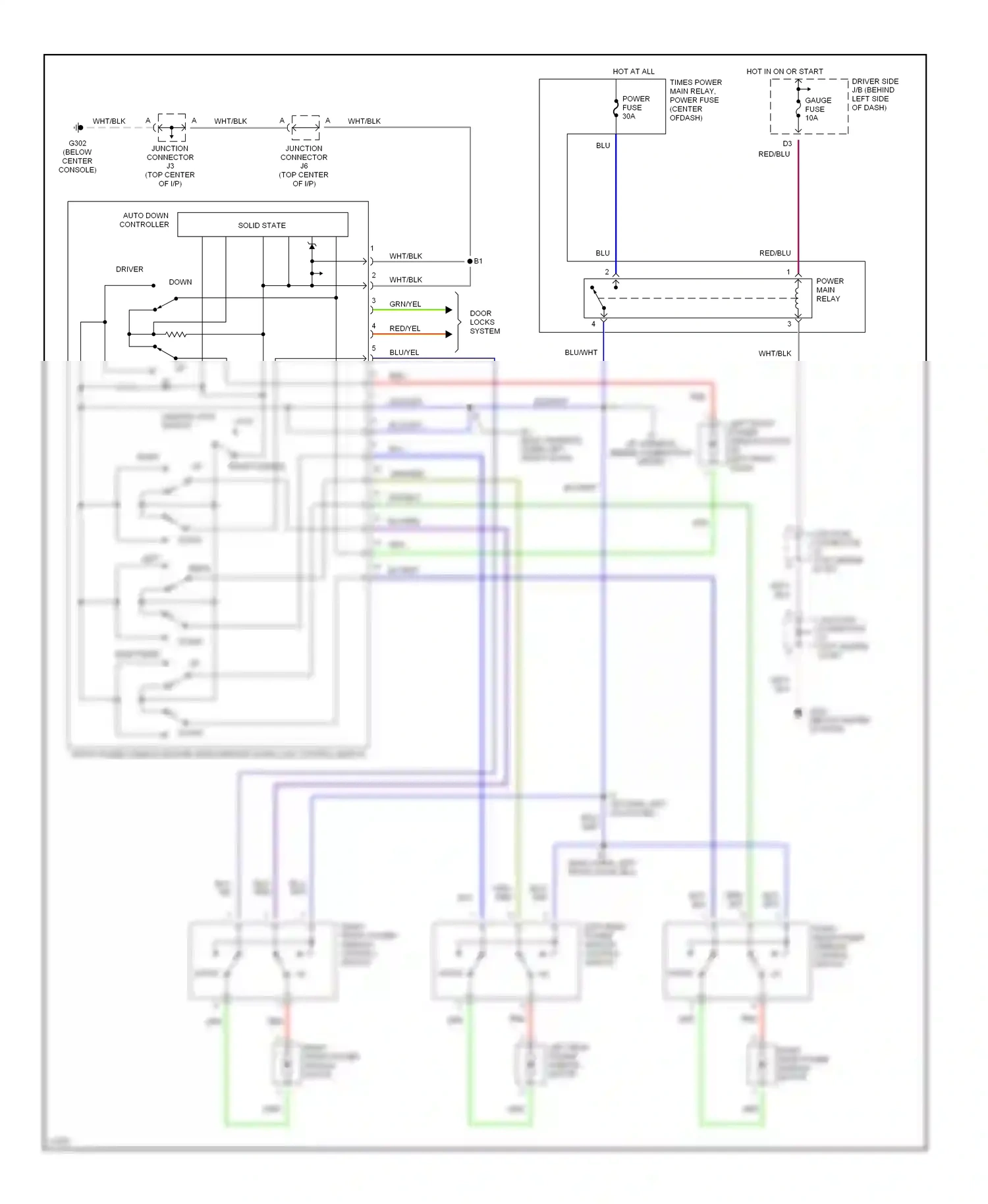 Toyota Tercel L50 (1994-1997) solid state wiring diagram  (3 of 5)