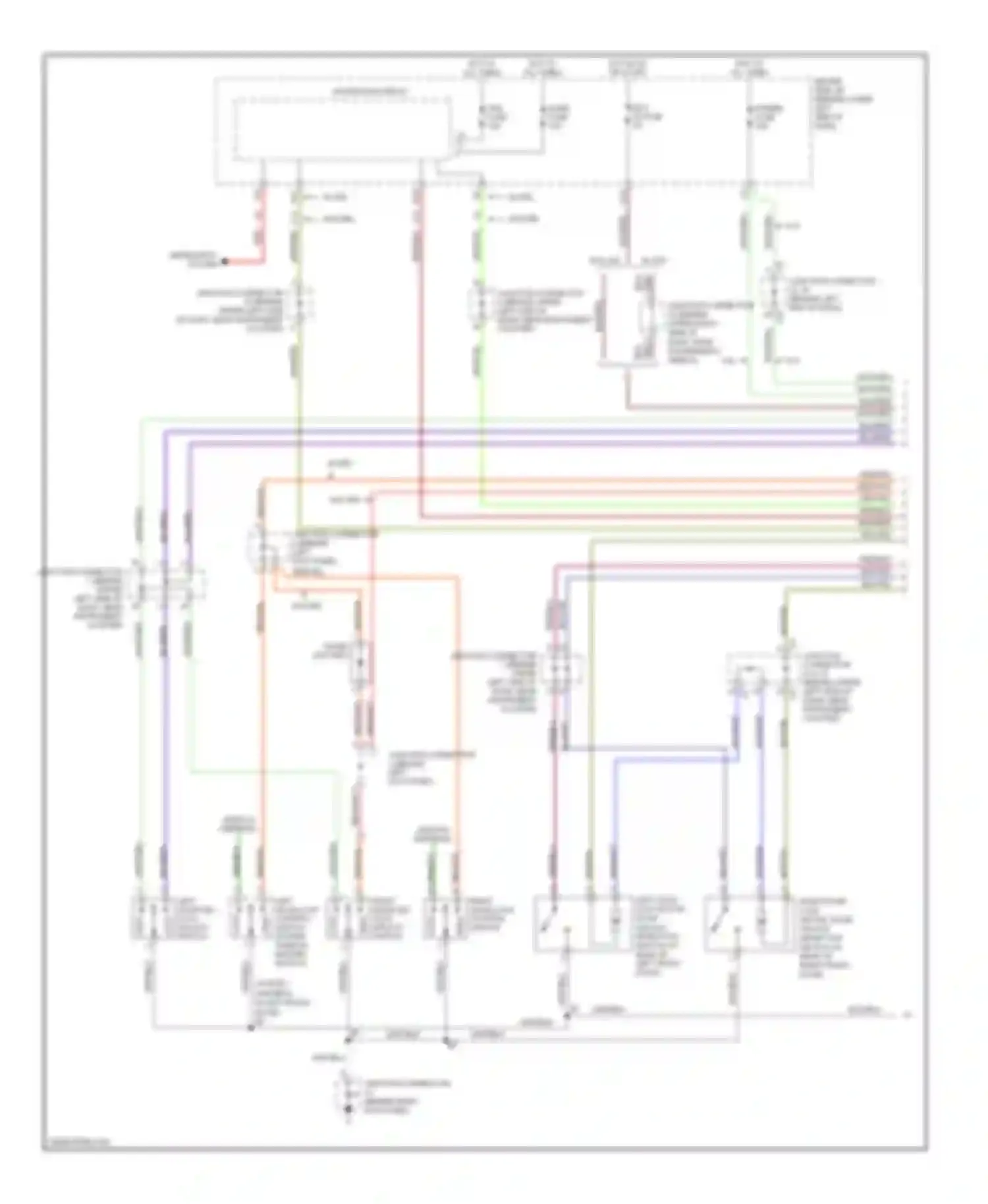 Tundra Toyota I facelift (2002-2006): Forced entry circuit, access/standard cab (1 of 2)