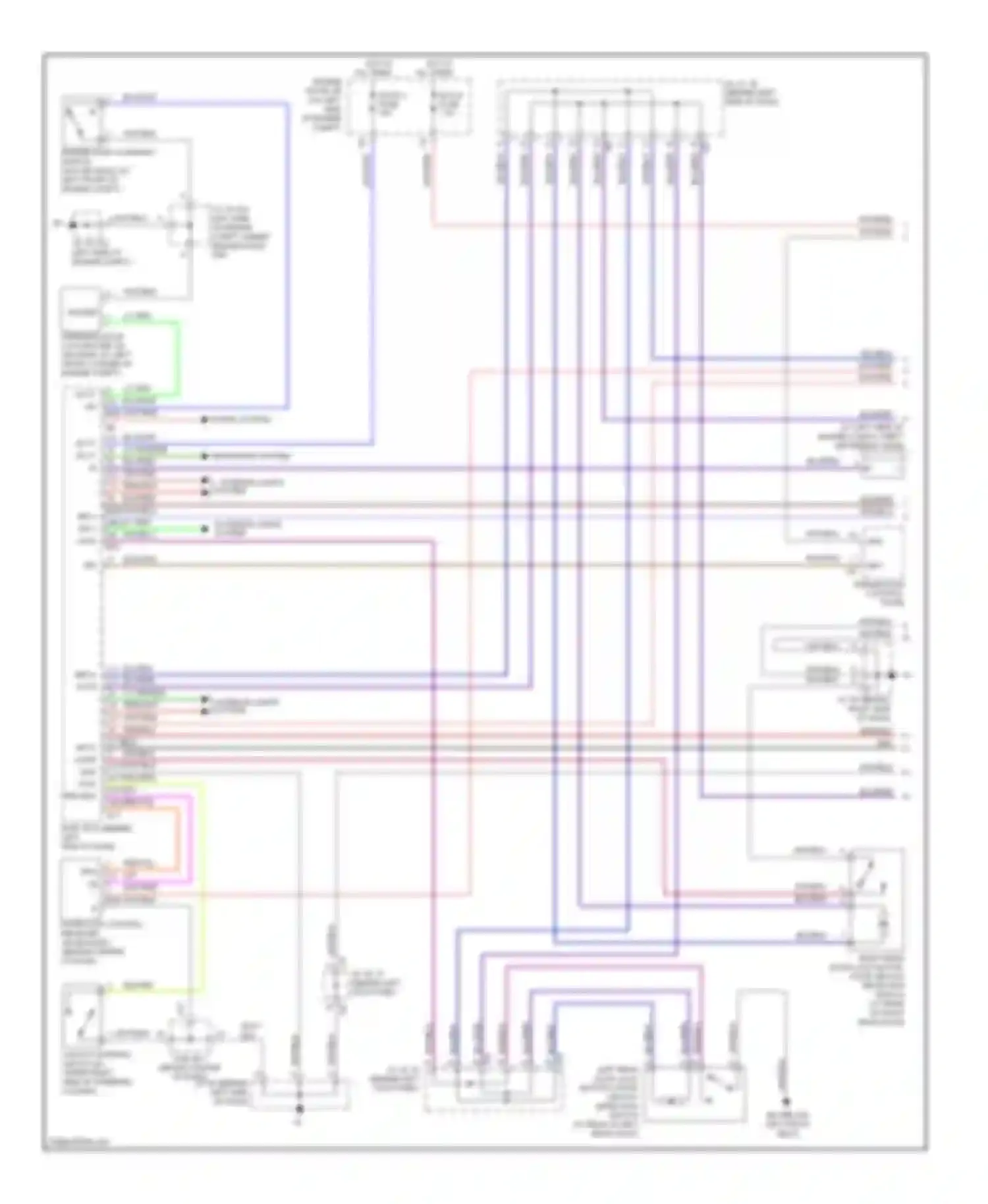 Tundra Toyota I facelift (2002-2006): Forced entry circuit, double cab (1 of 2)