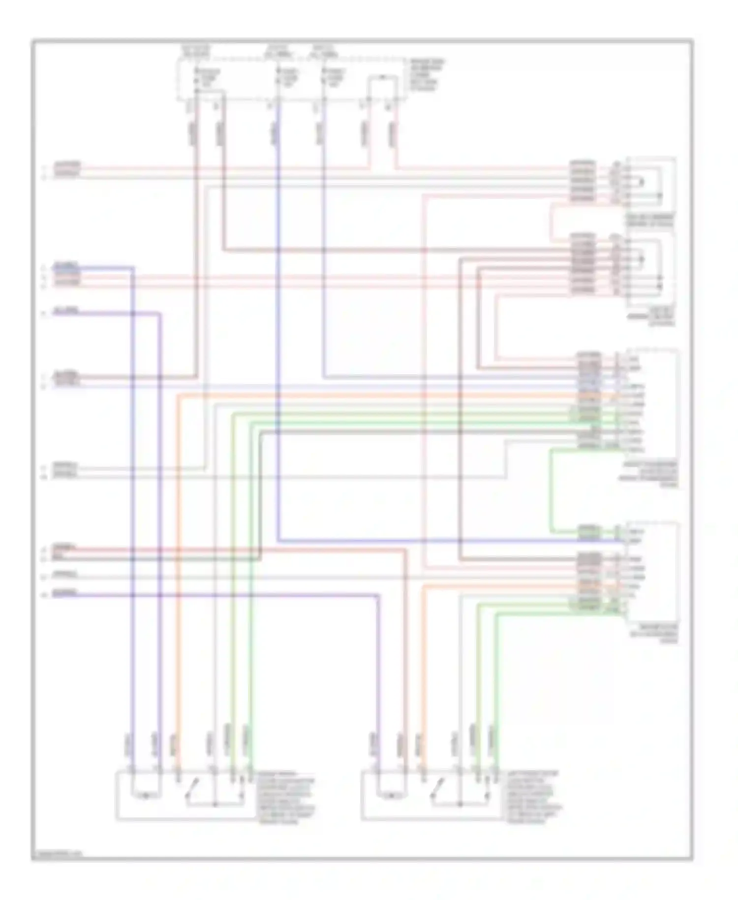 Tundra Toyota I facelift (2002-2006): Forced entry circuit, double cab (2 of 2)