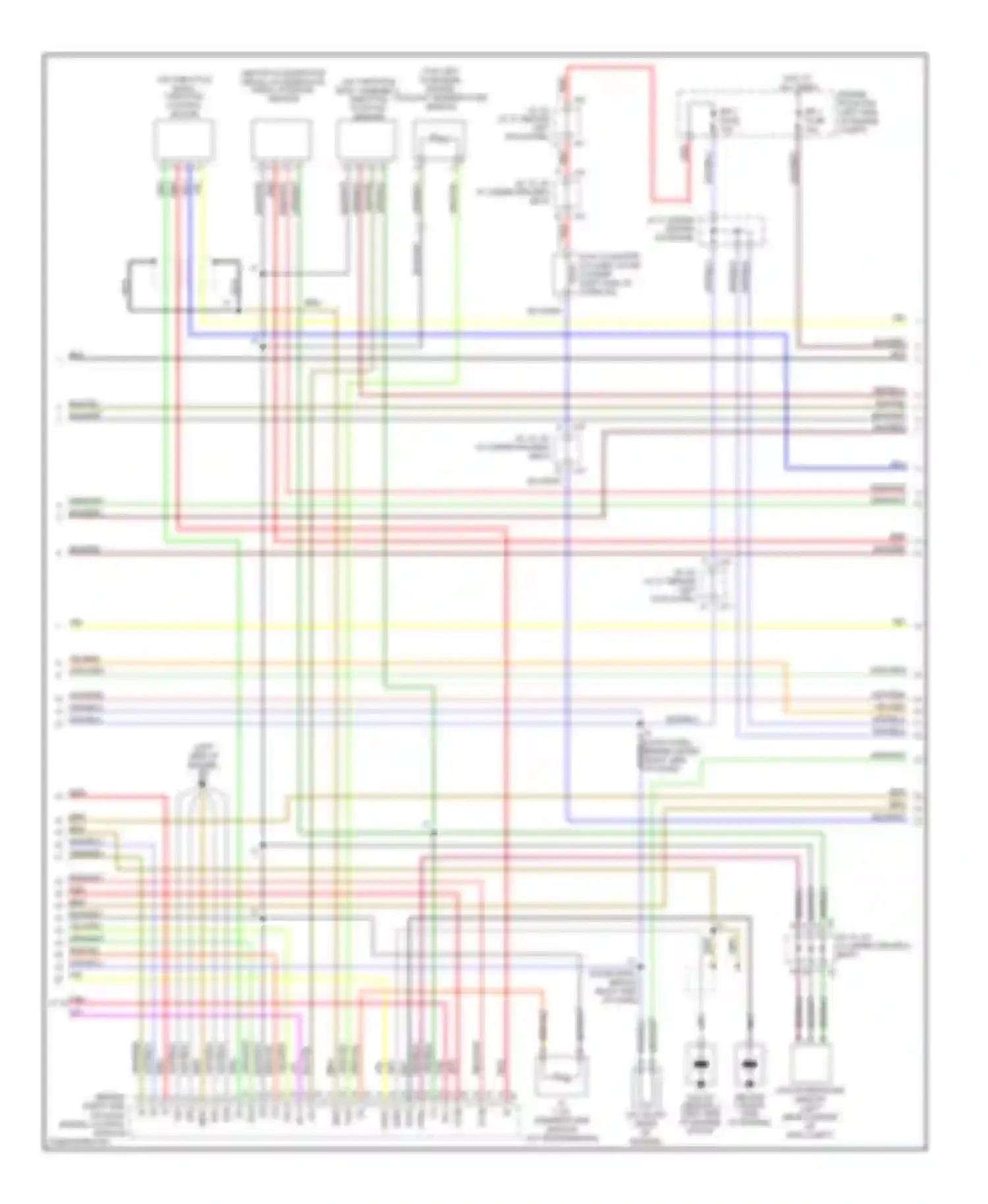 Tundra Toyota I facelift (2002-2006): Wiring diagram engine performance 3.4l (3 of 4)