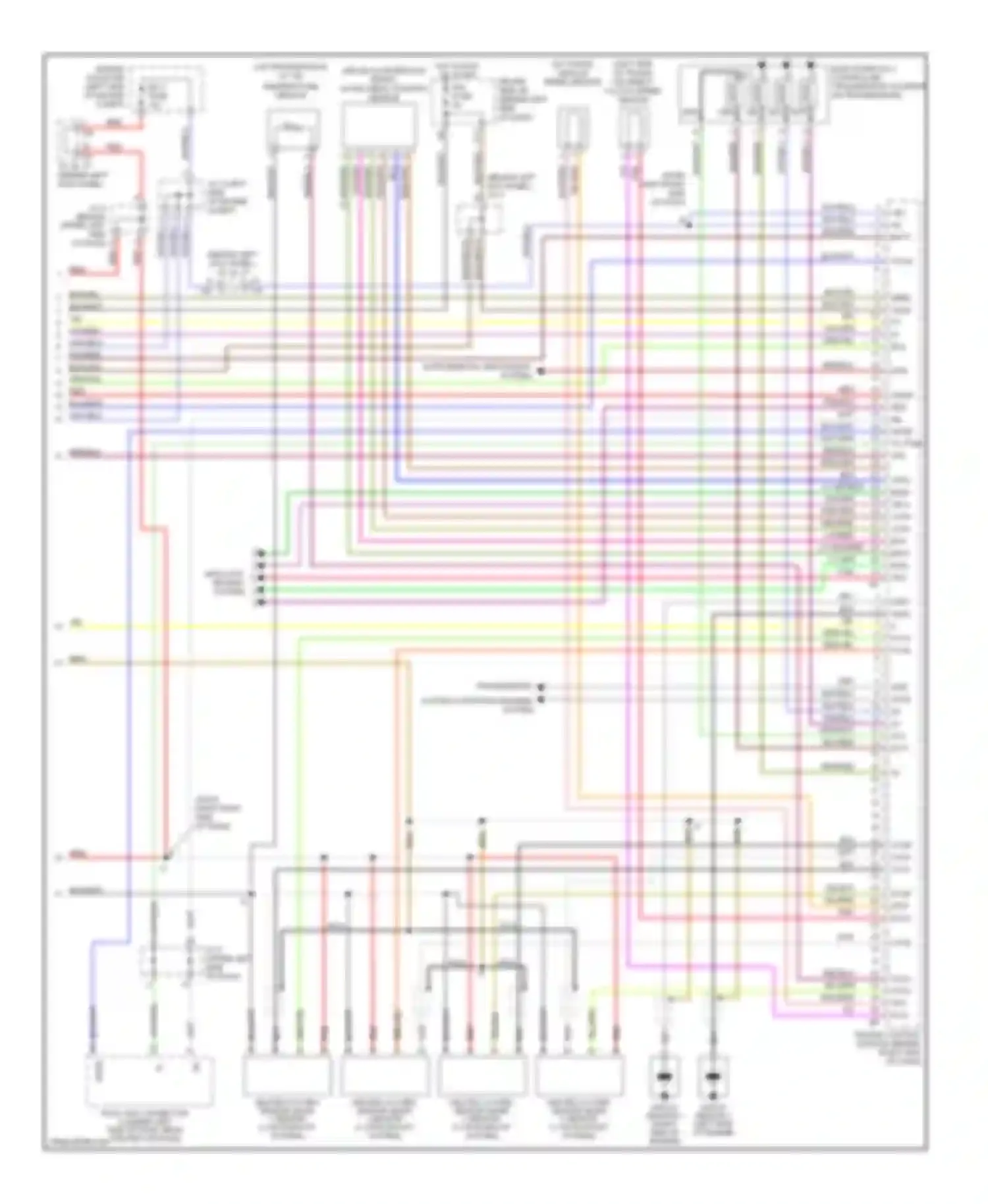 Tundra Toyota I facelift (2002-2006): Wiring diagram engine performance 4.7l, access/standard cab (4 of 4)