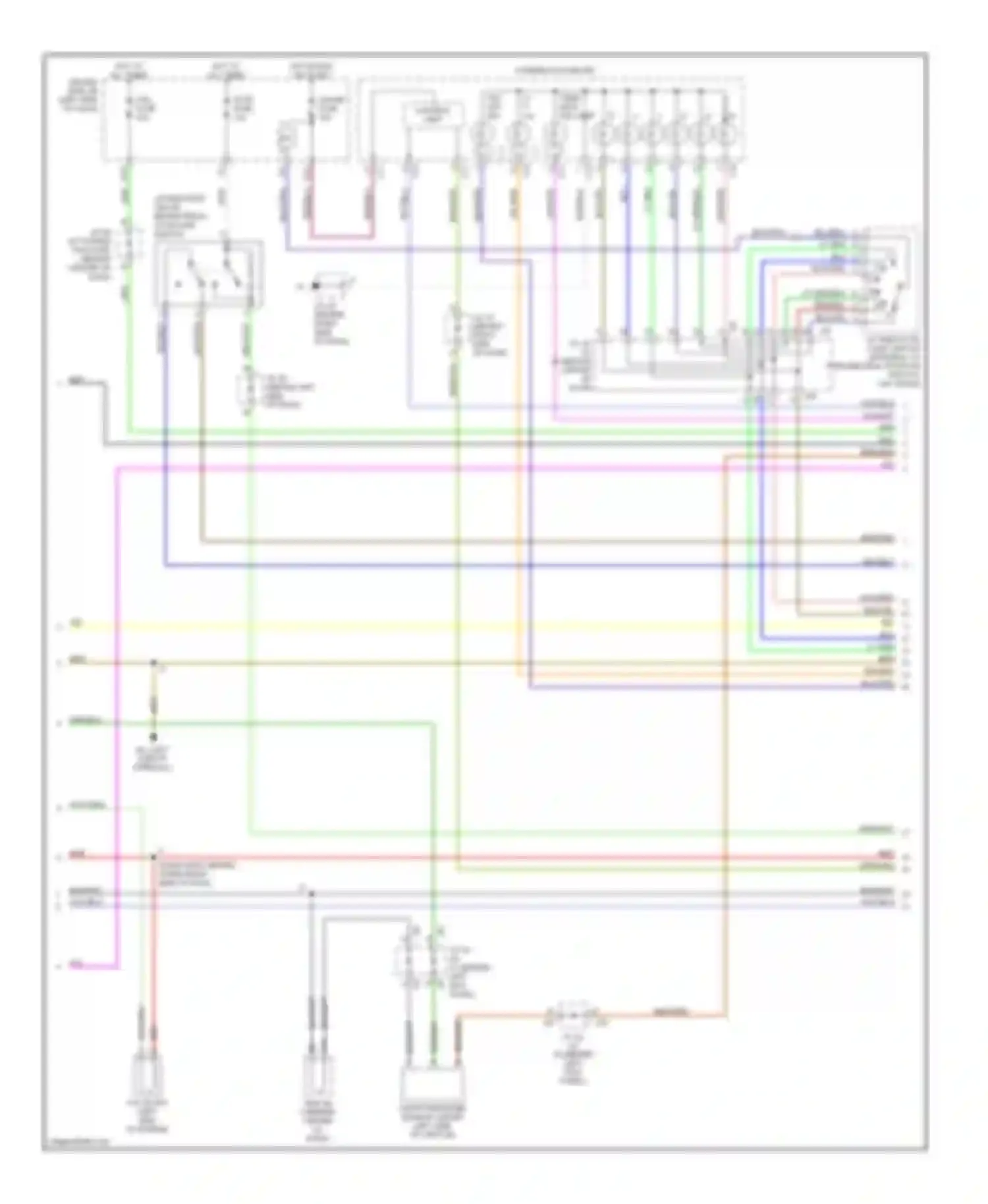 Tundra Toyota I facelift (2002-2006): Wiring diagram engine performance 4.7l, double cab (2 of 4)