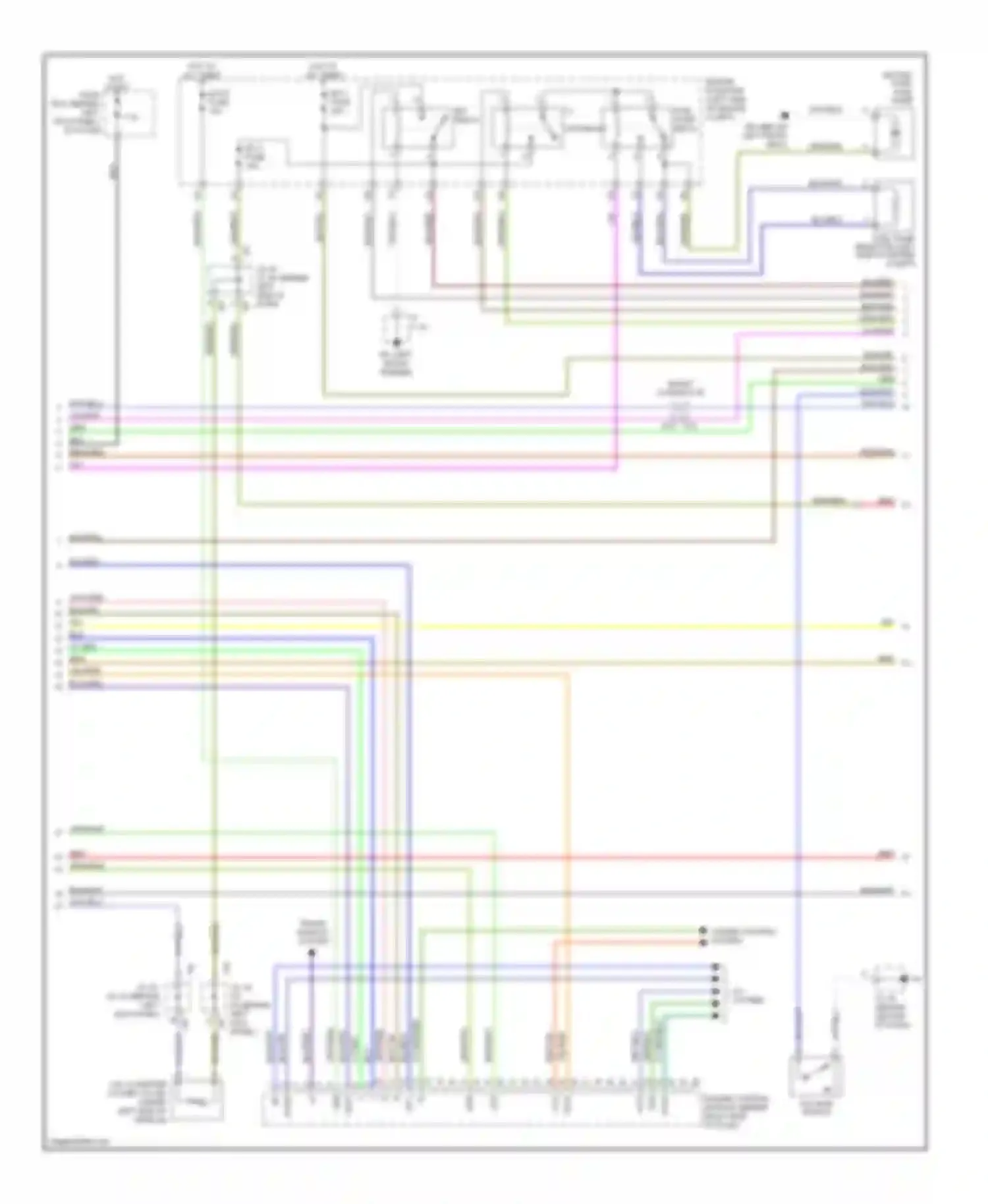 Tundra Toyota I facelift (2002-2006): Wiring diagram engine performance 4.7l, double cab (3 of 4)