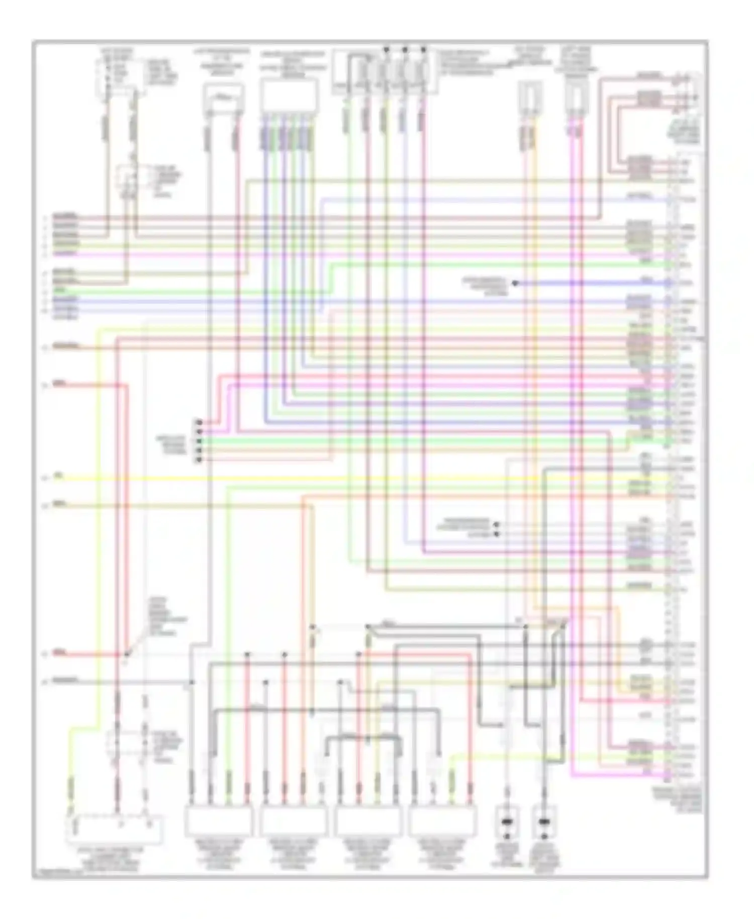 Tundra Toyota I facelift (2002-2006): Wiring diagram engine performance 4.7l, double cab (4 of 4)