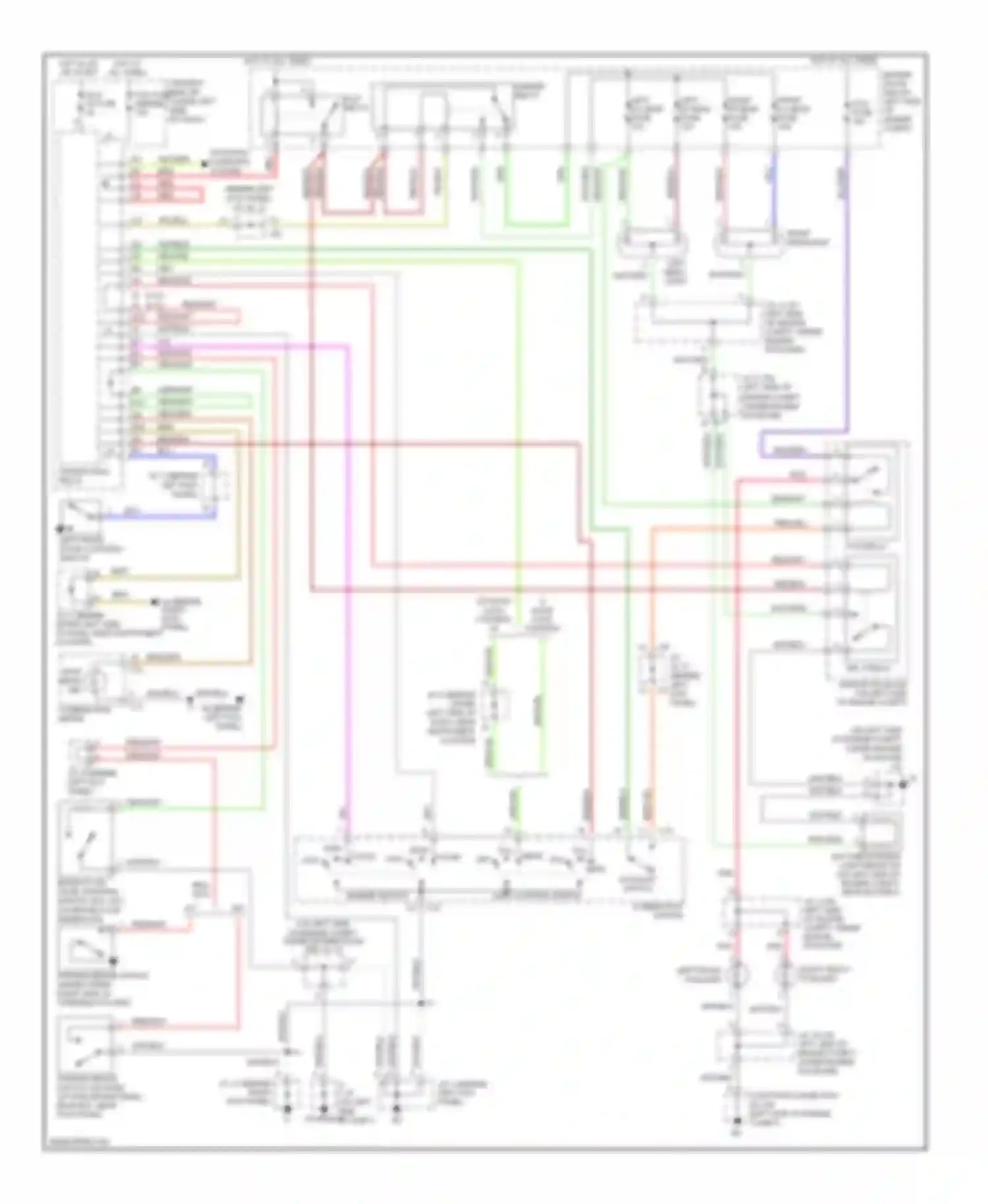 Tundra Toyota I facelift (2002-2006): Headlights circuit, access/standard cab withdrl
