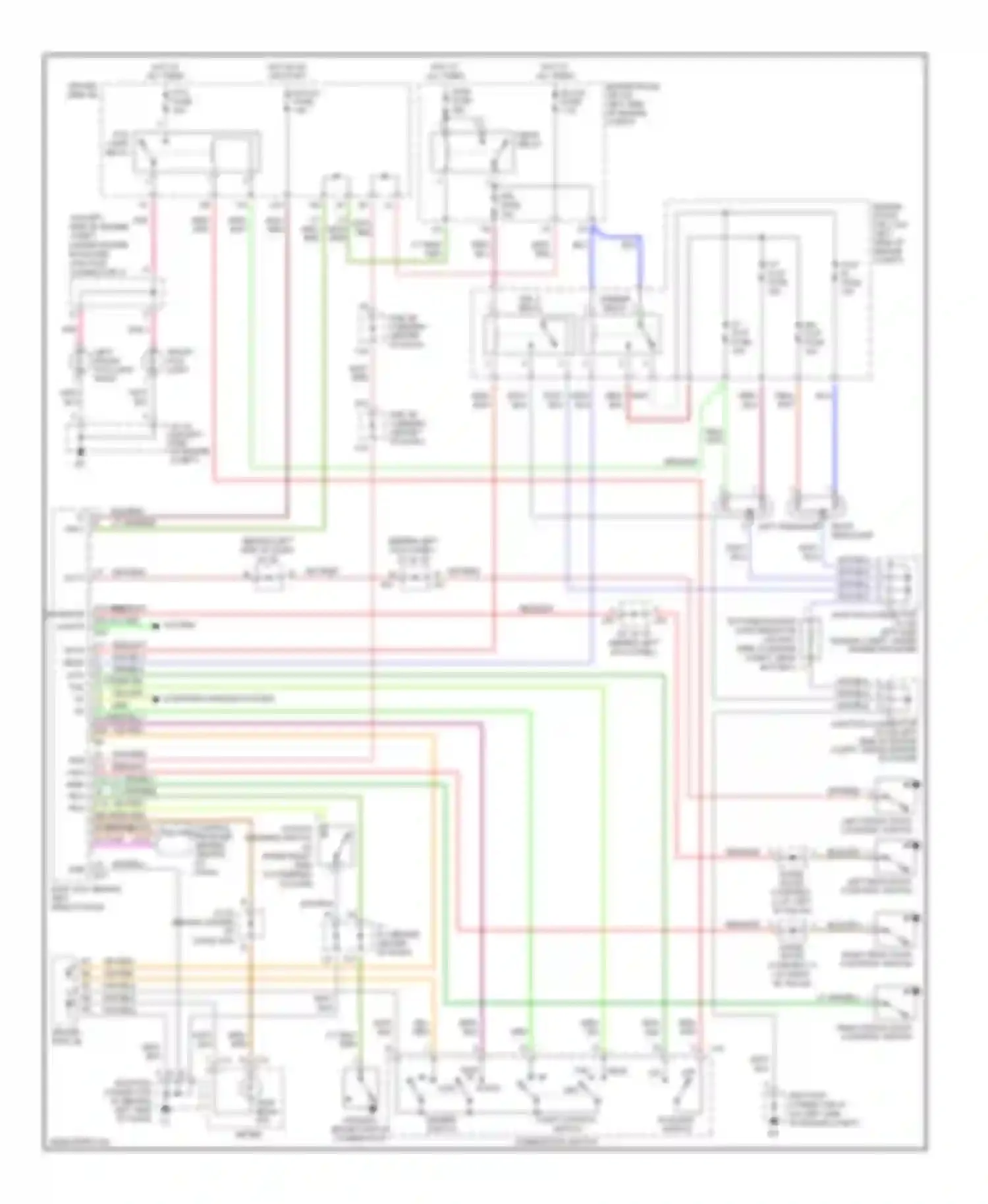 Tundra Toyota I facelift (2002-2006): Headlights circuit, double cab with drl