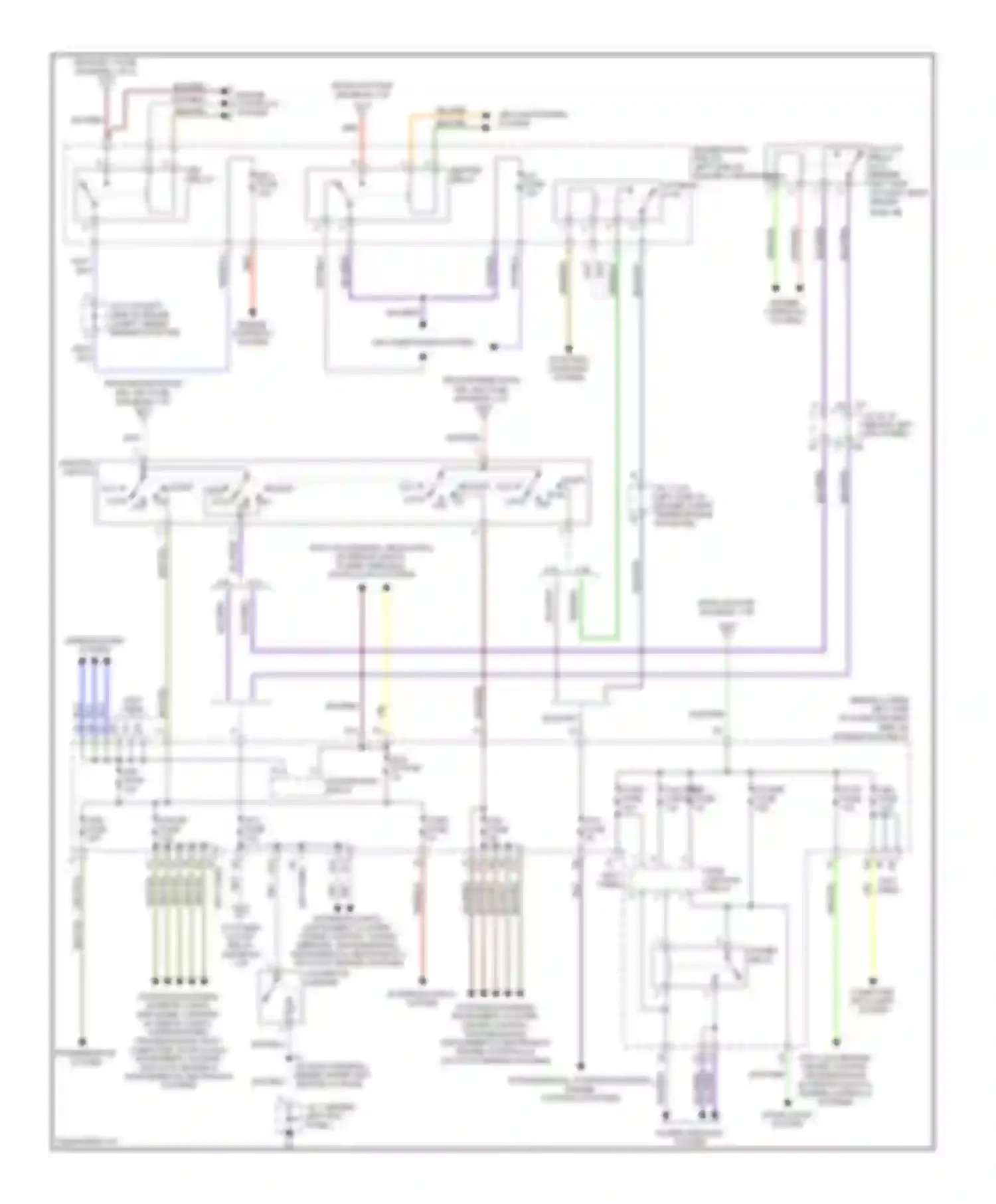 Tundra Toyota I facelift (2002-2006): Power distribution circuit, access/standard cab (2 of 2)