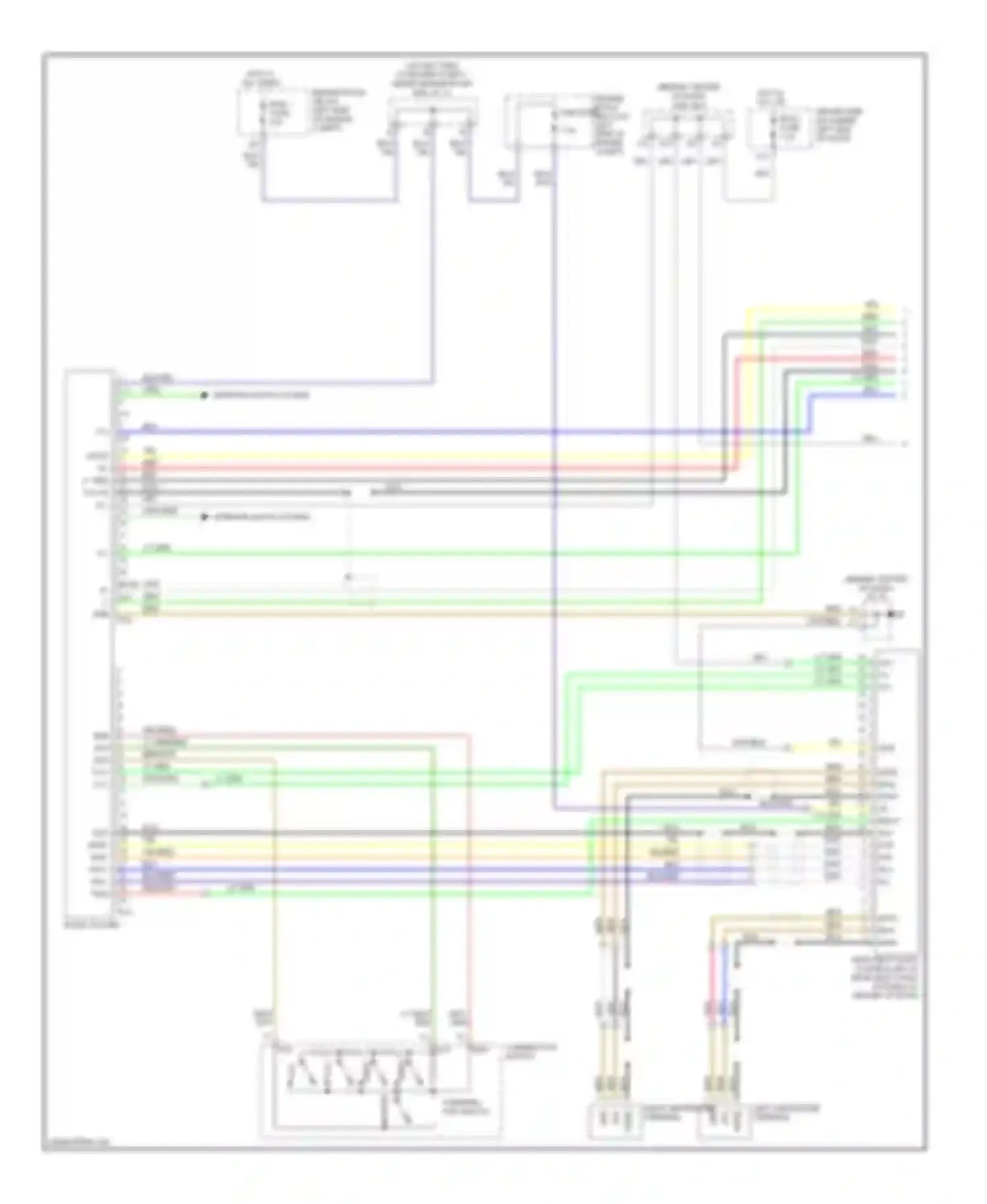 Tundra Toyota I facelift (2002-2006): 8-speaker system circuit, double cab (1 of 2)