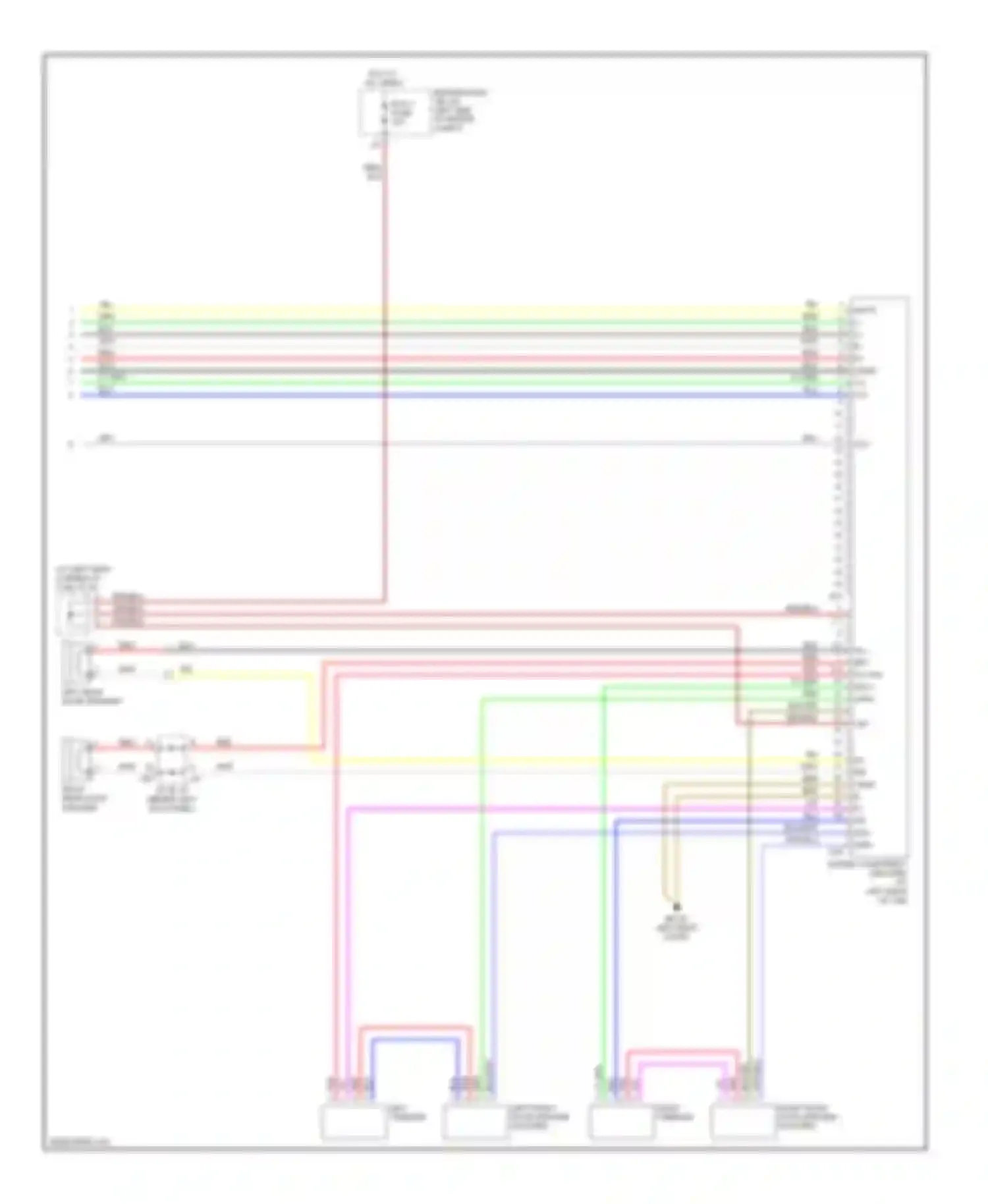 Tundra Toyota I facelift (2002-2006): 8-speaker system circuit, double cab (2 of 2)