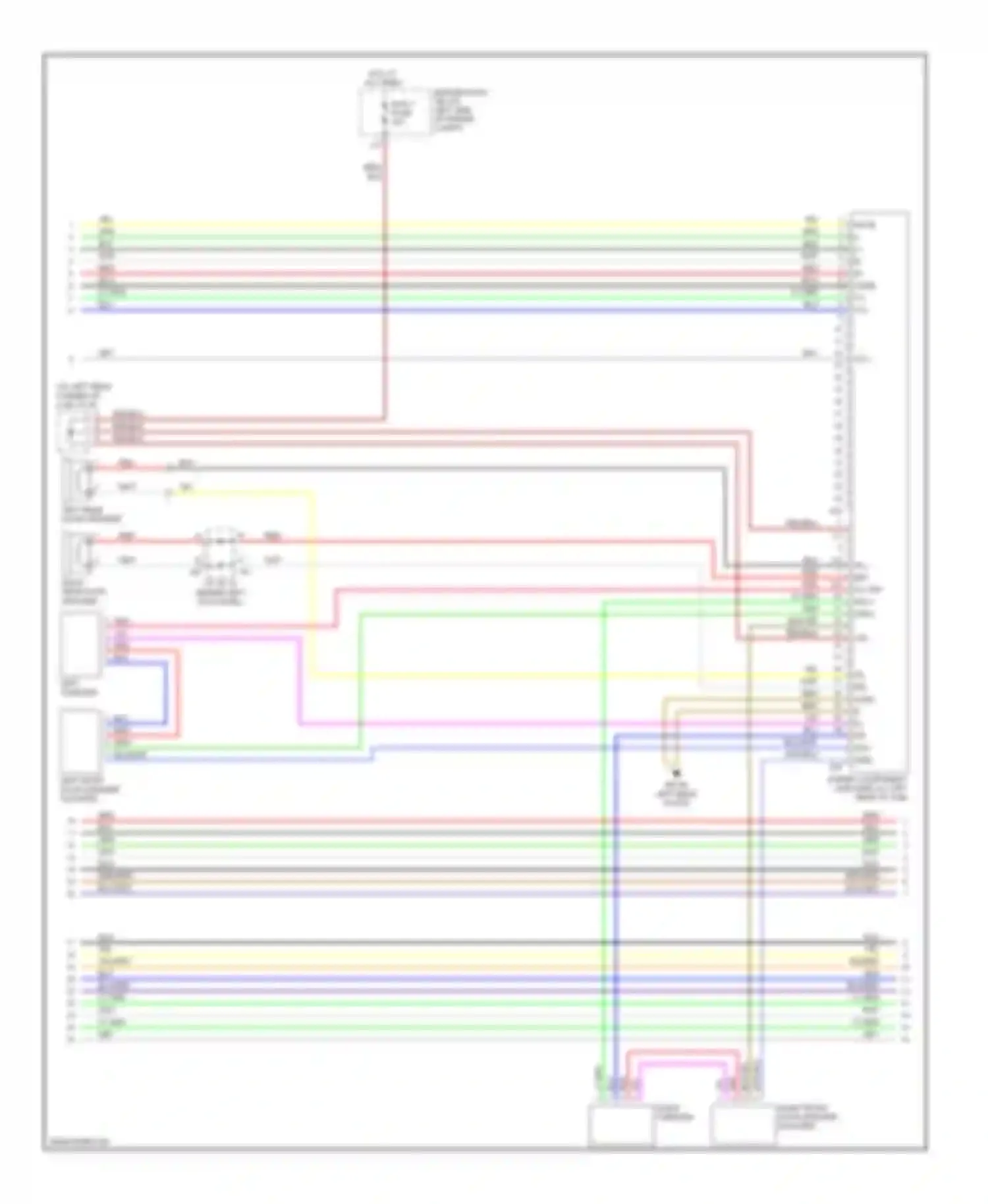 Tundra Toyota I facelift (2002-2006): Rear seat entertainment circuit, double cab (2 of 3)